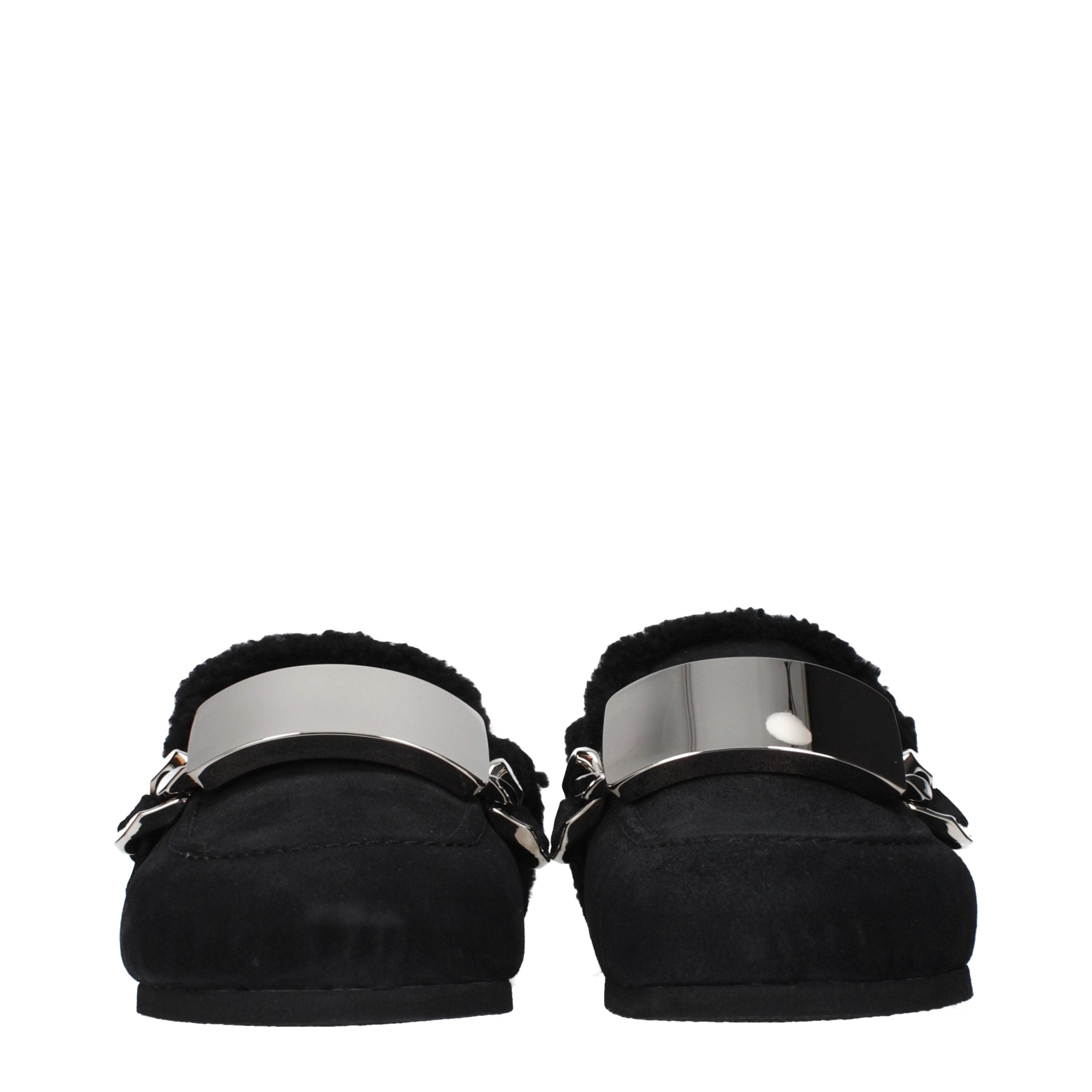 J.W.Anderson Black Leather Slippers