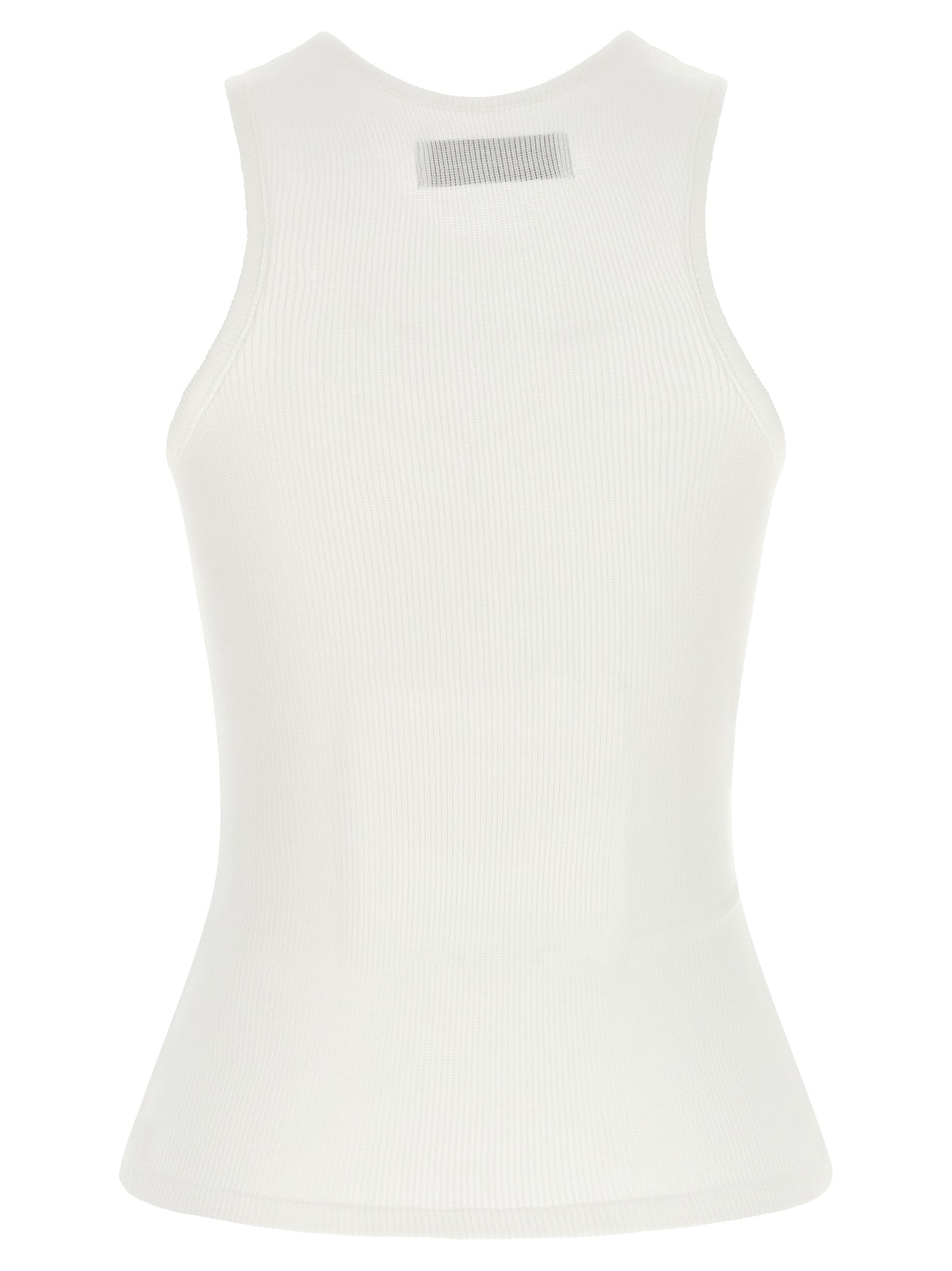 Vivienne Westwood White Viscose Sleeveles T-Shirt