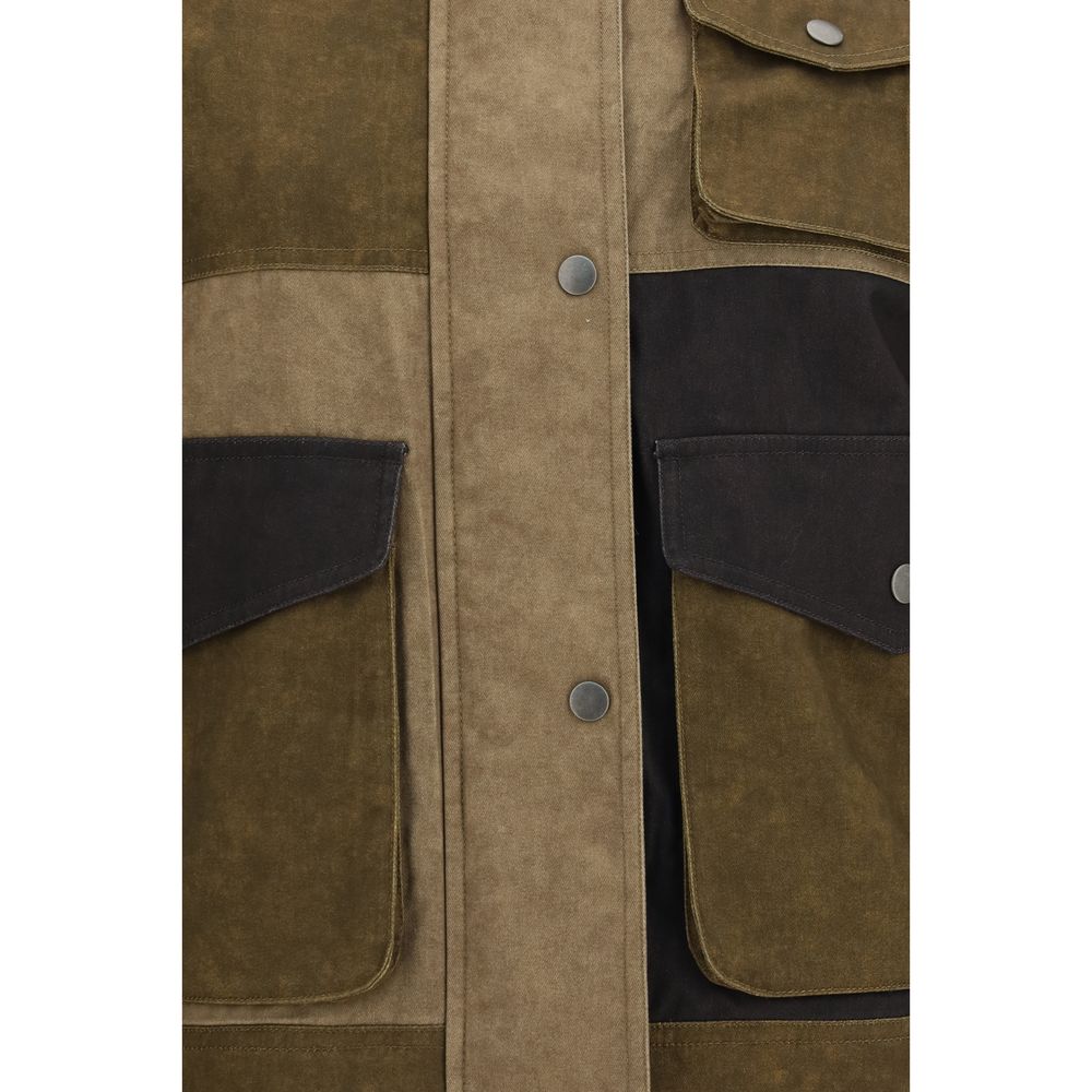 Isabel Marant Étoile Bicolor Cotton Denim Jacket