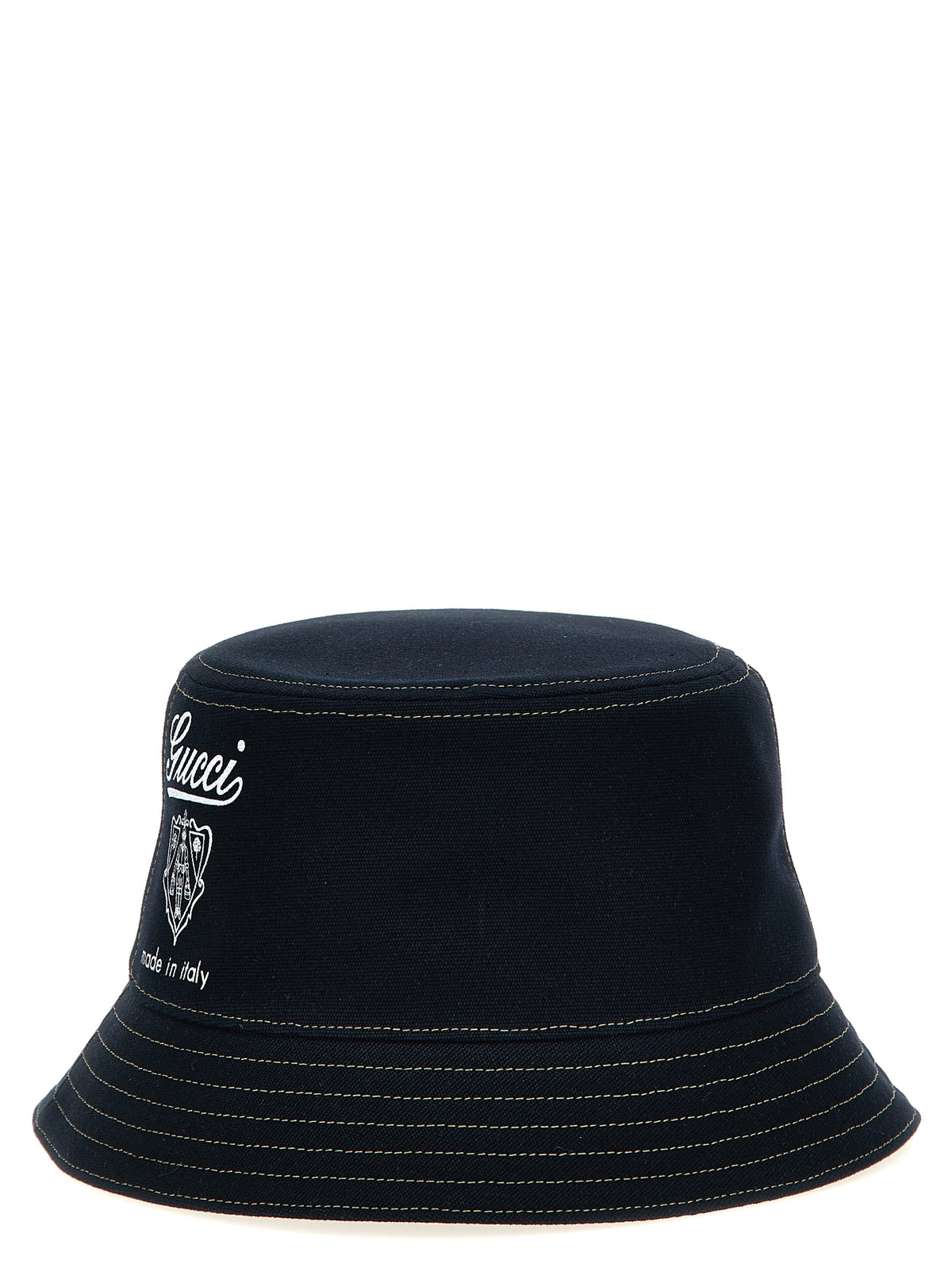Gucci Blue Cotton Bucket Hat