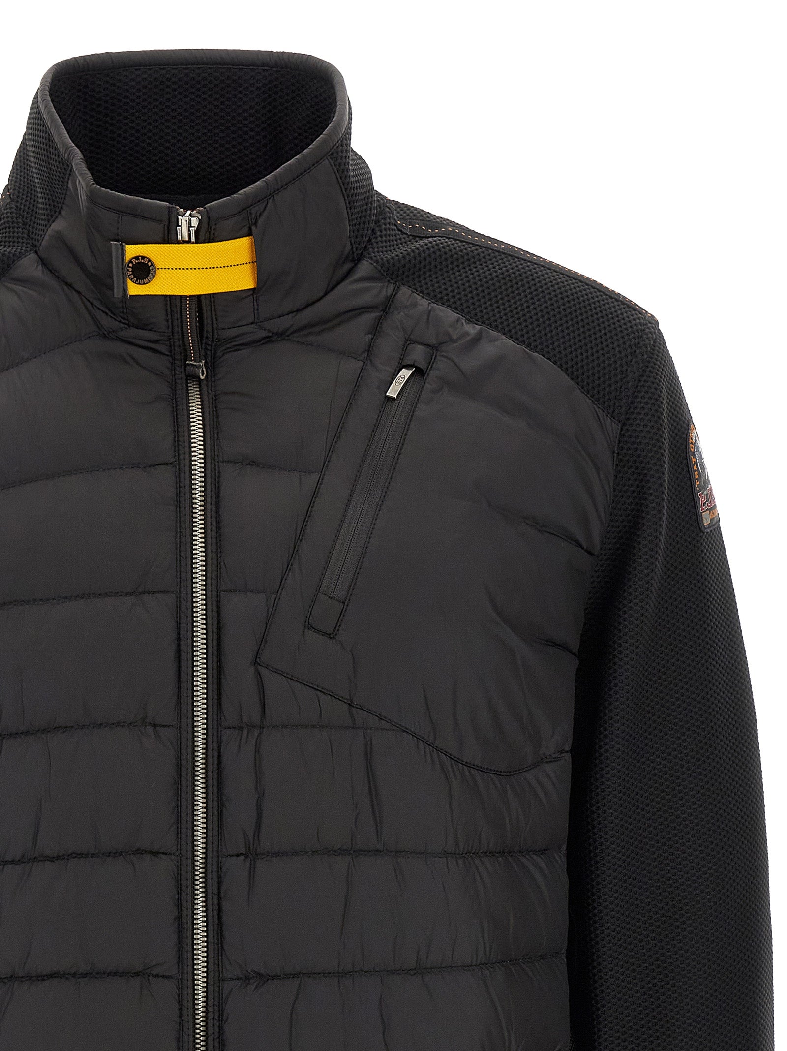 Parajumpers Black Polyamide Shell Jacket