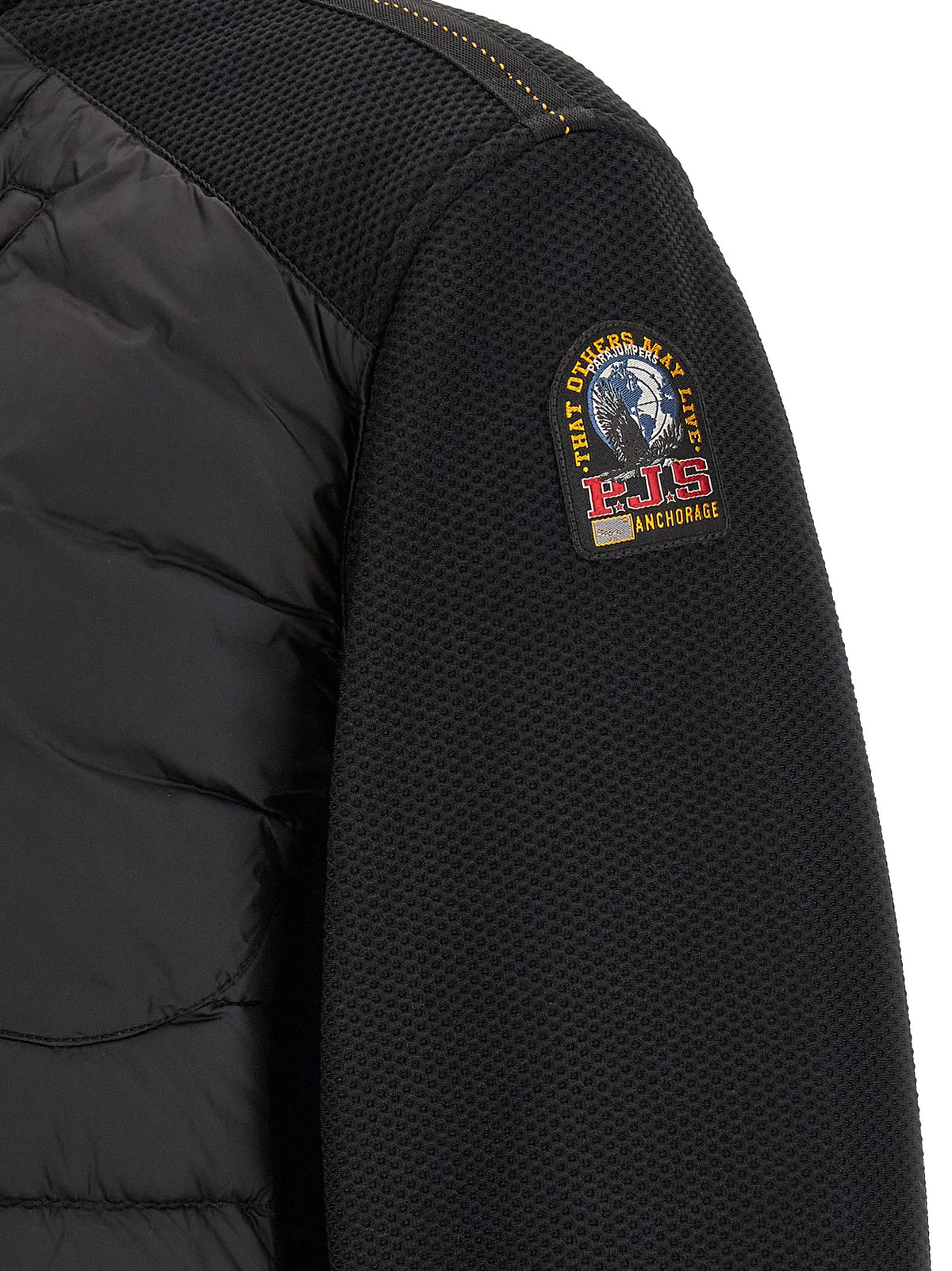 Parajumpers Black Polyamide Shell Jacket
