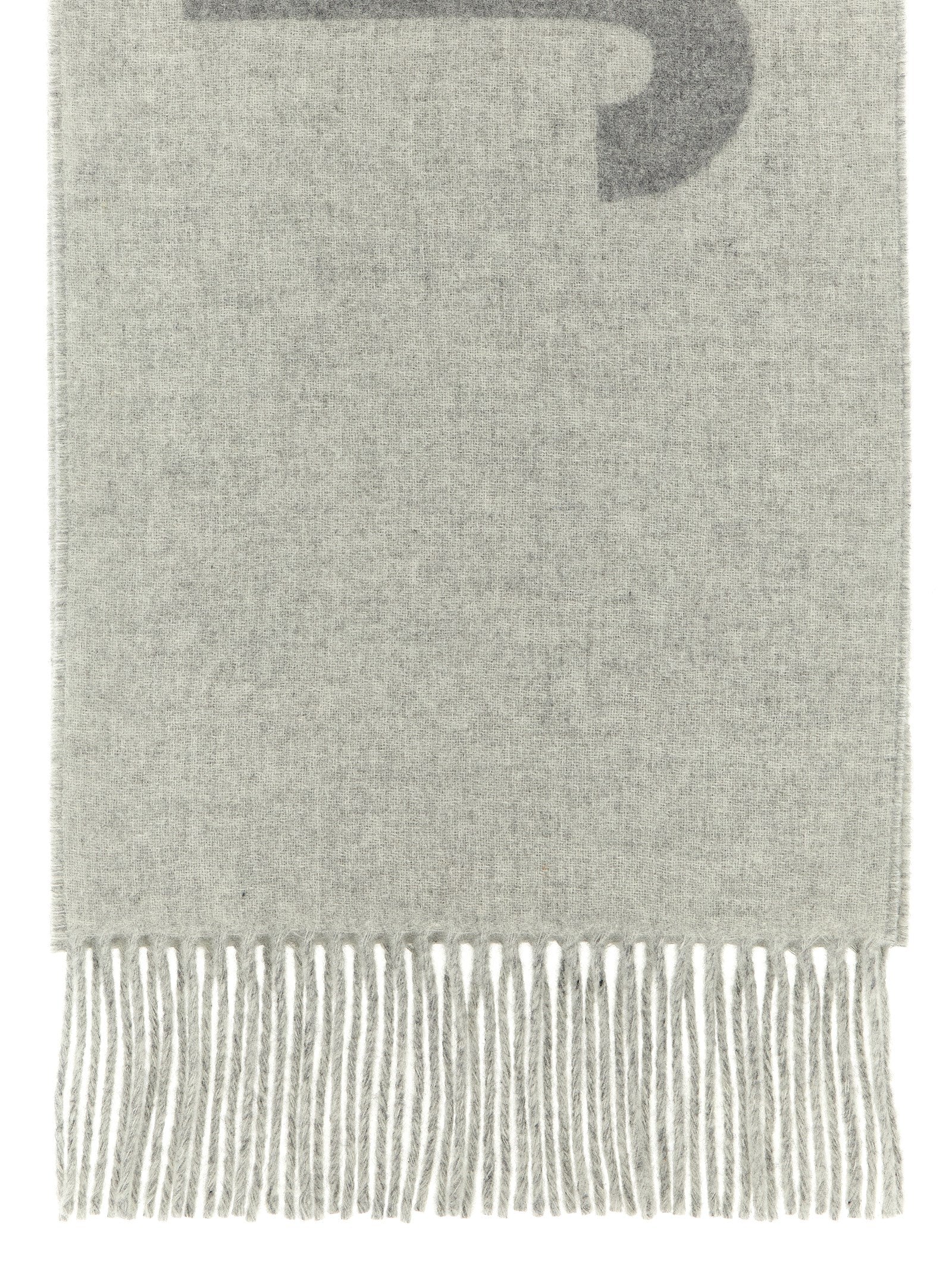 Jacquemus Gray Wool Foulard