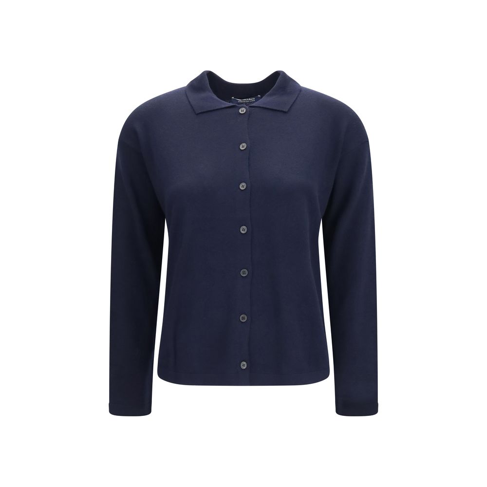 'S Max Mara Blue Wool Oves Aries Cardigan