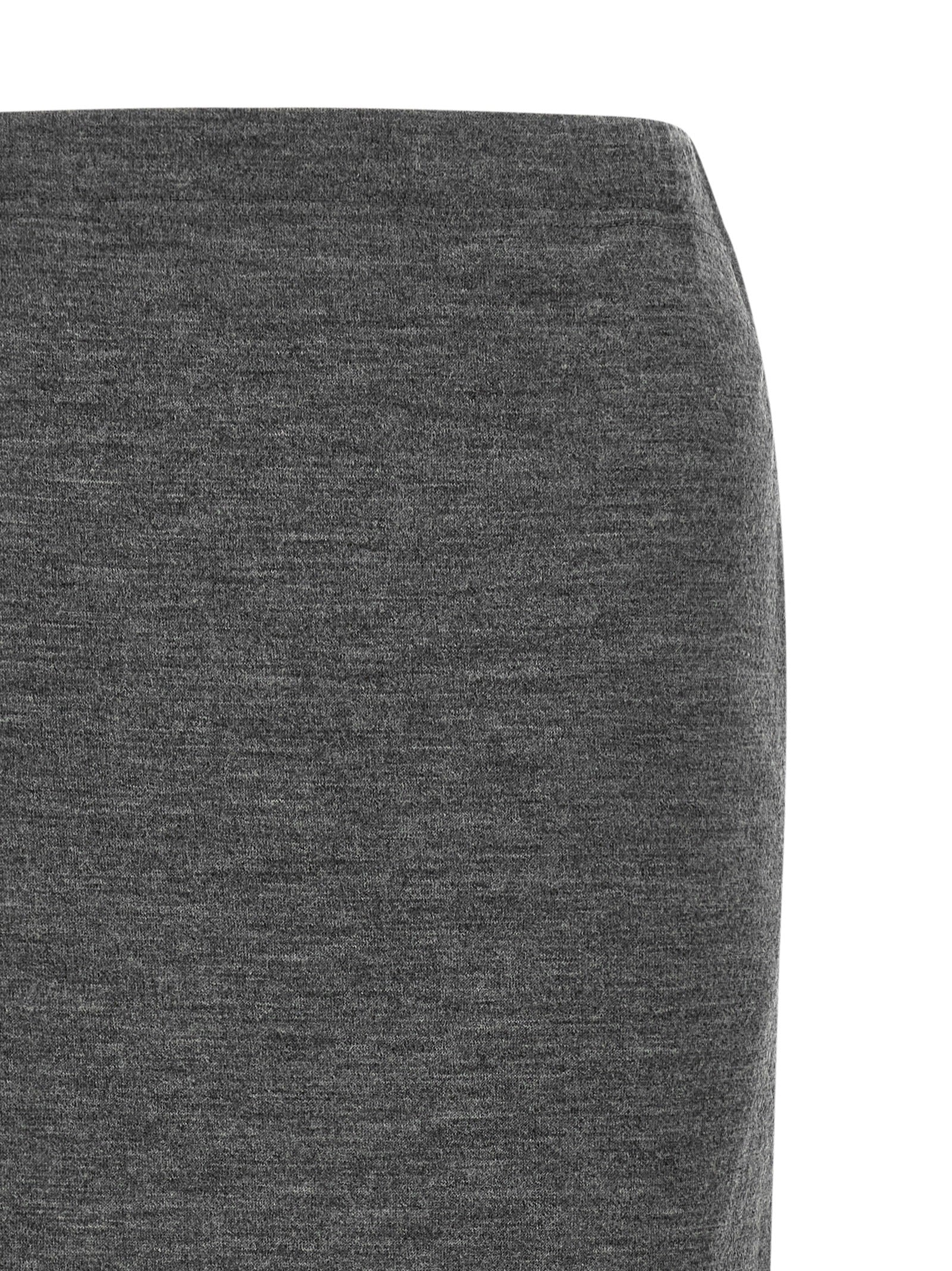 Junya Watanabe Gray Wool Midi Skirt