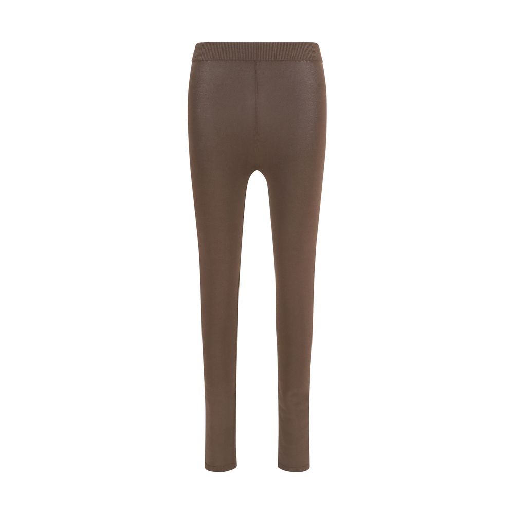 Balenciaga Brown Viscose Leggings