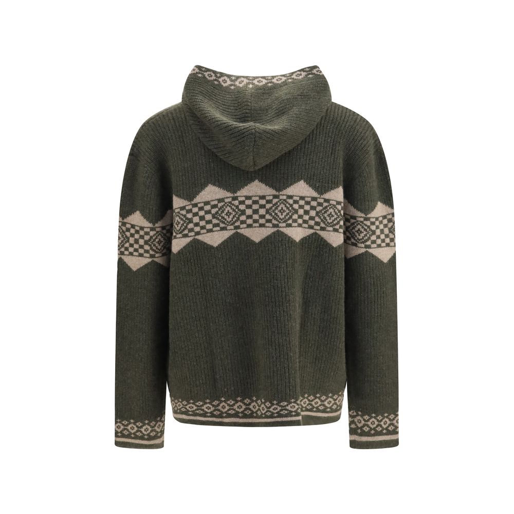 Baziszt Bicolor Cashmere Cardigan