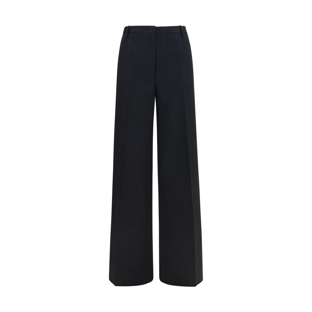Fendi Black Cotton Casual Pants