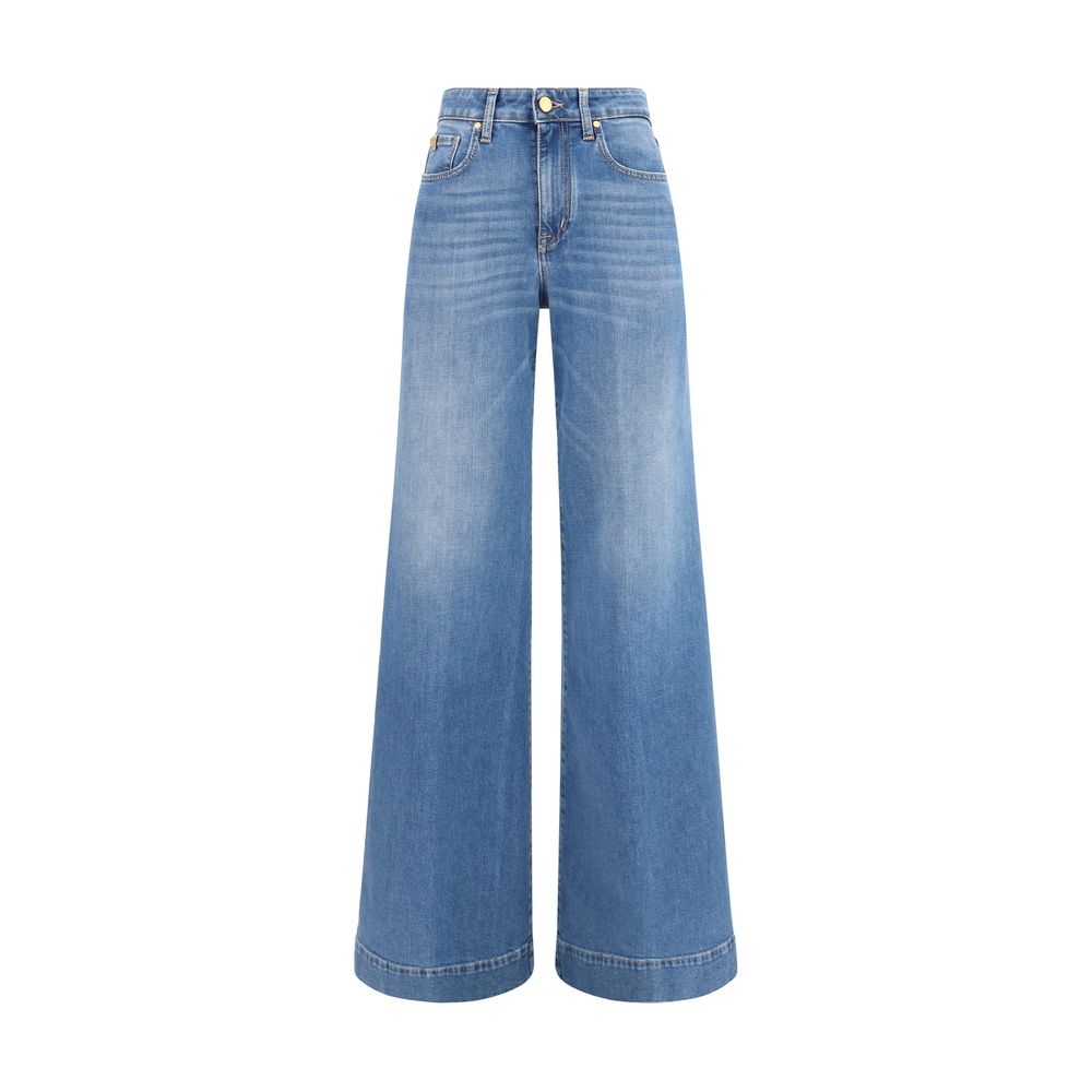 Jacob Cohen Blue Cotton Relaxed Fit Jeans