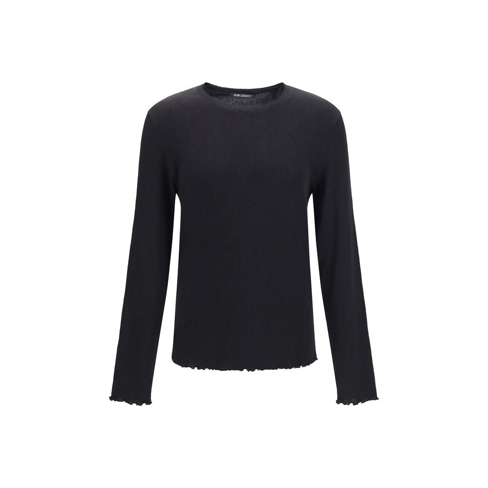 Our Legacy Black Cotton Sweatshirt