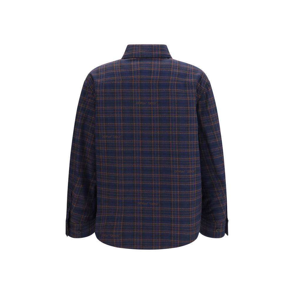 Off-White Blue Cotton Shirt