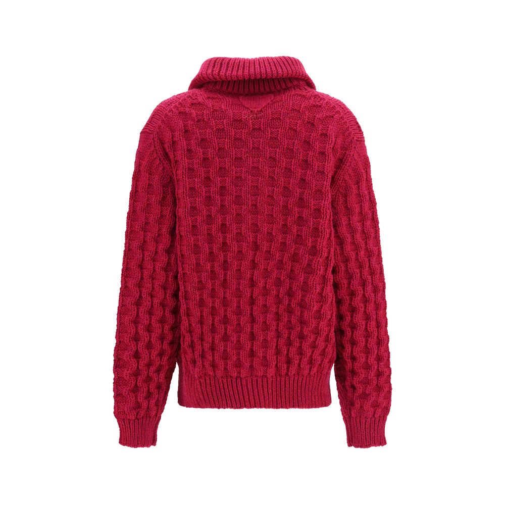 Prada Multicolor Wool Oves Aries Cardigan