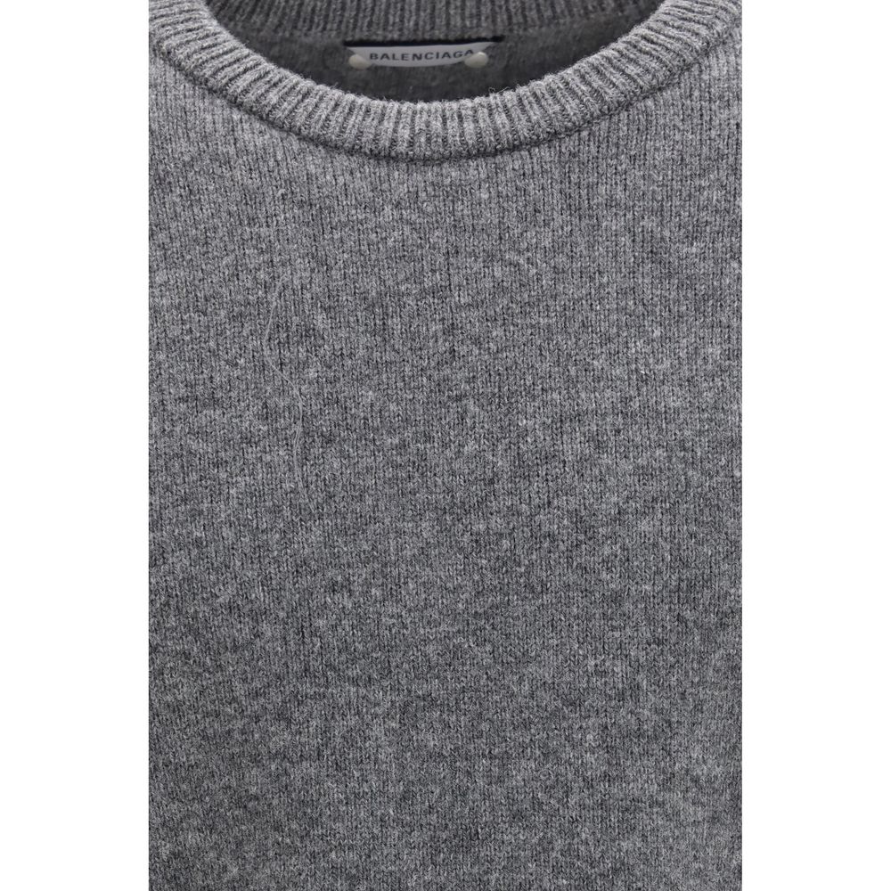 Balenciaga Gray Wool Oves Aries Sweatshirt
