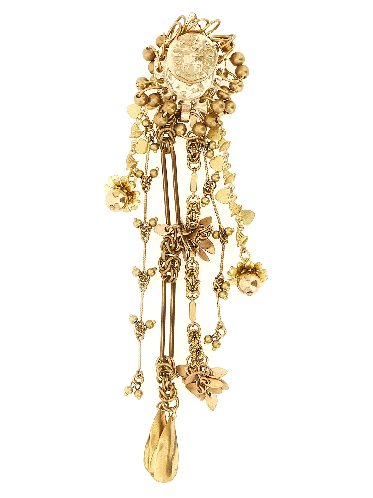 Dries Van Noten Gold Brass Broch