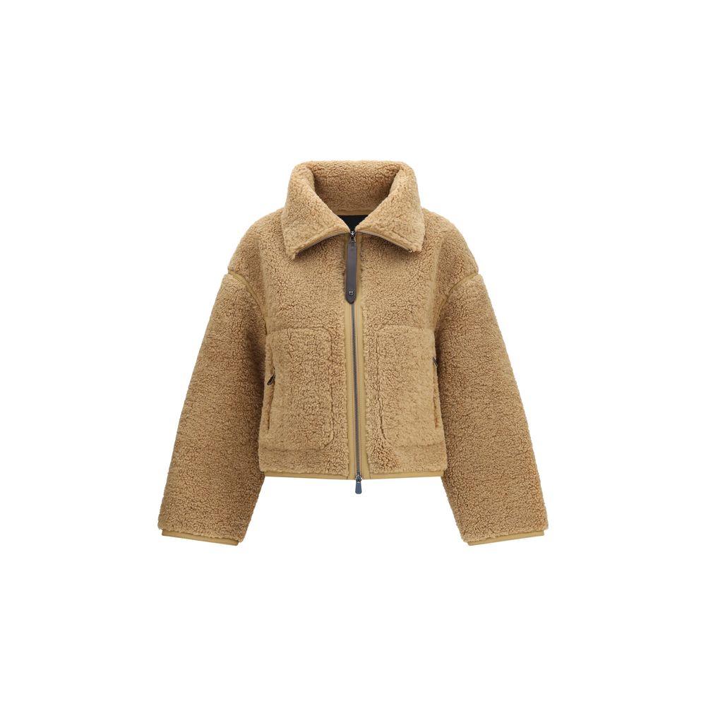PINKO Beige Polyester Shell Jacket