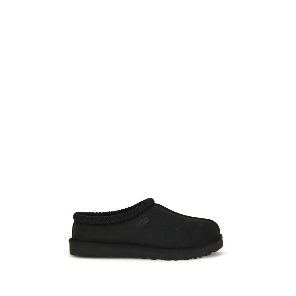 UGG Black Nubuc Leather Clogs