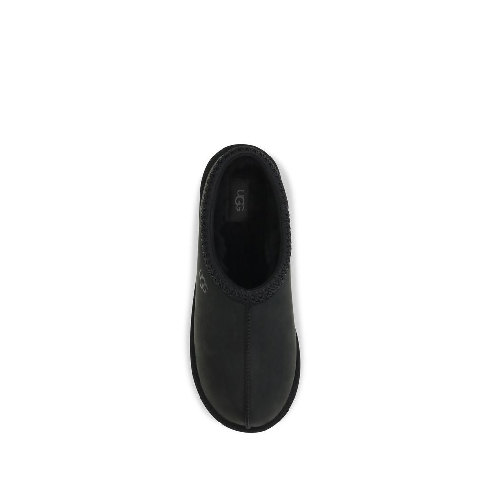 UGG Black Nubuc Leather Clogs