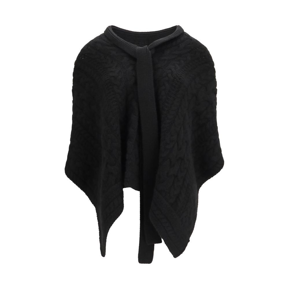 Ermanno Scervino Black Cashmere Coat