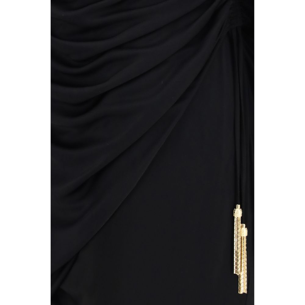 Balmain Black Viscose Casual Dress