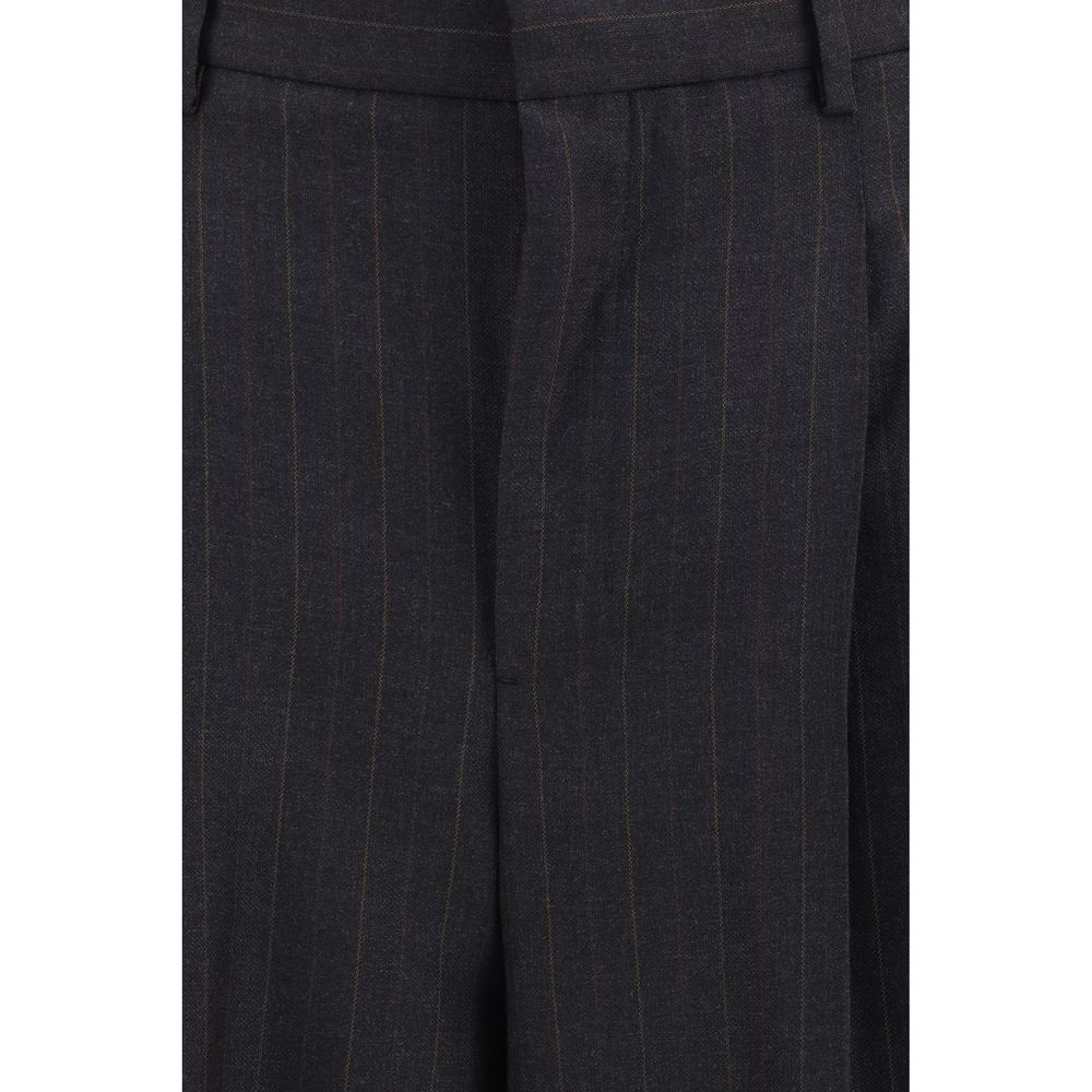 Ami Paris Black Wool Oves Aries Dress Pants