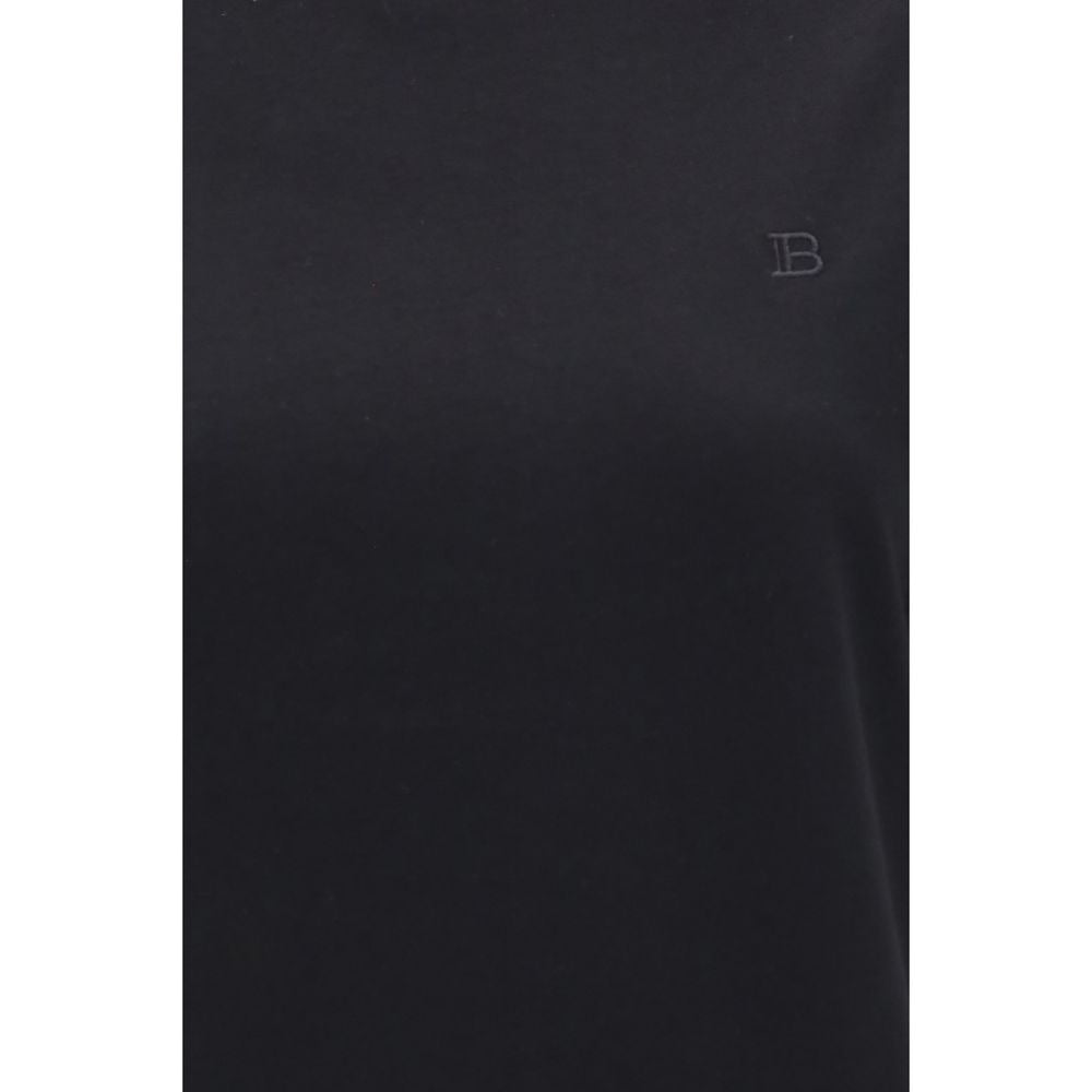 Balmain Black Cotton T-Shirt