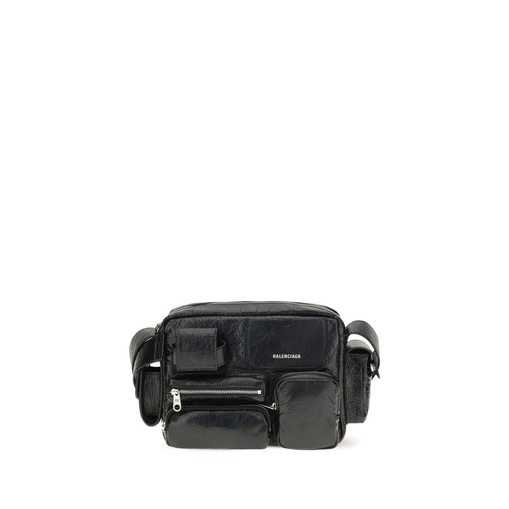 Balenciaga Black Lamb Ovis Aries Shoulder Bag