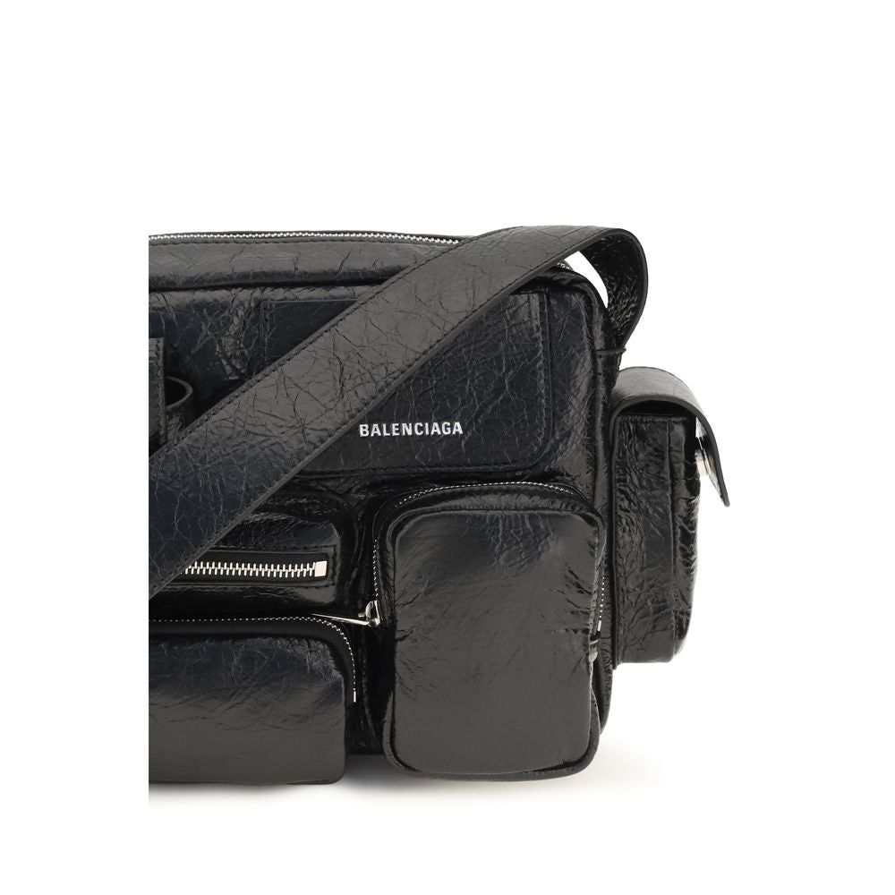 Balenciaga Black Lamb Ovis Aries Shoulder Bag
