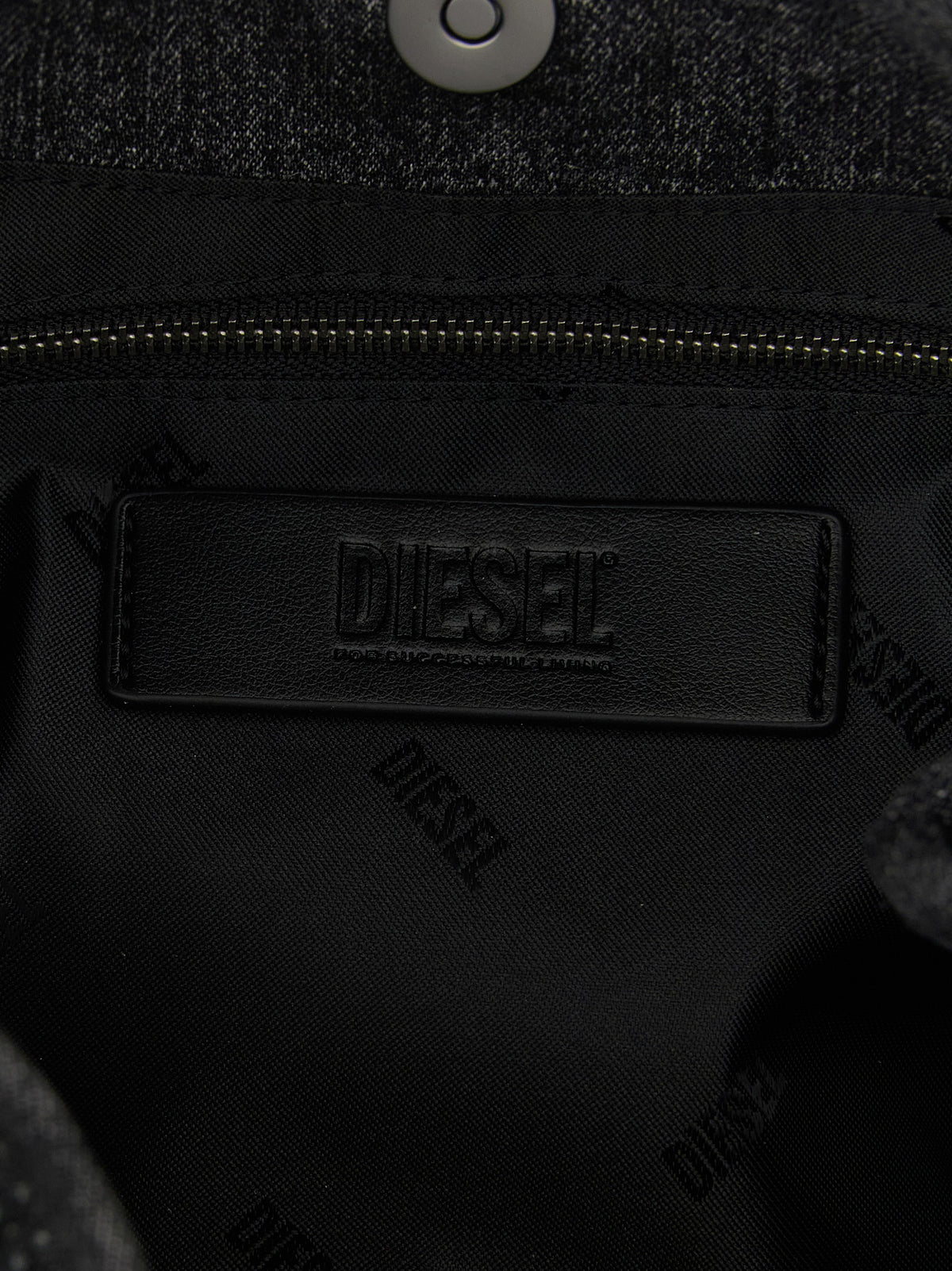 Diesel Black Cotton Handbag