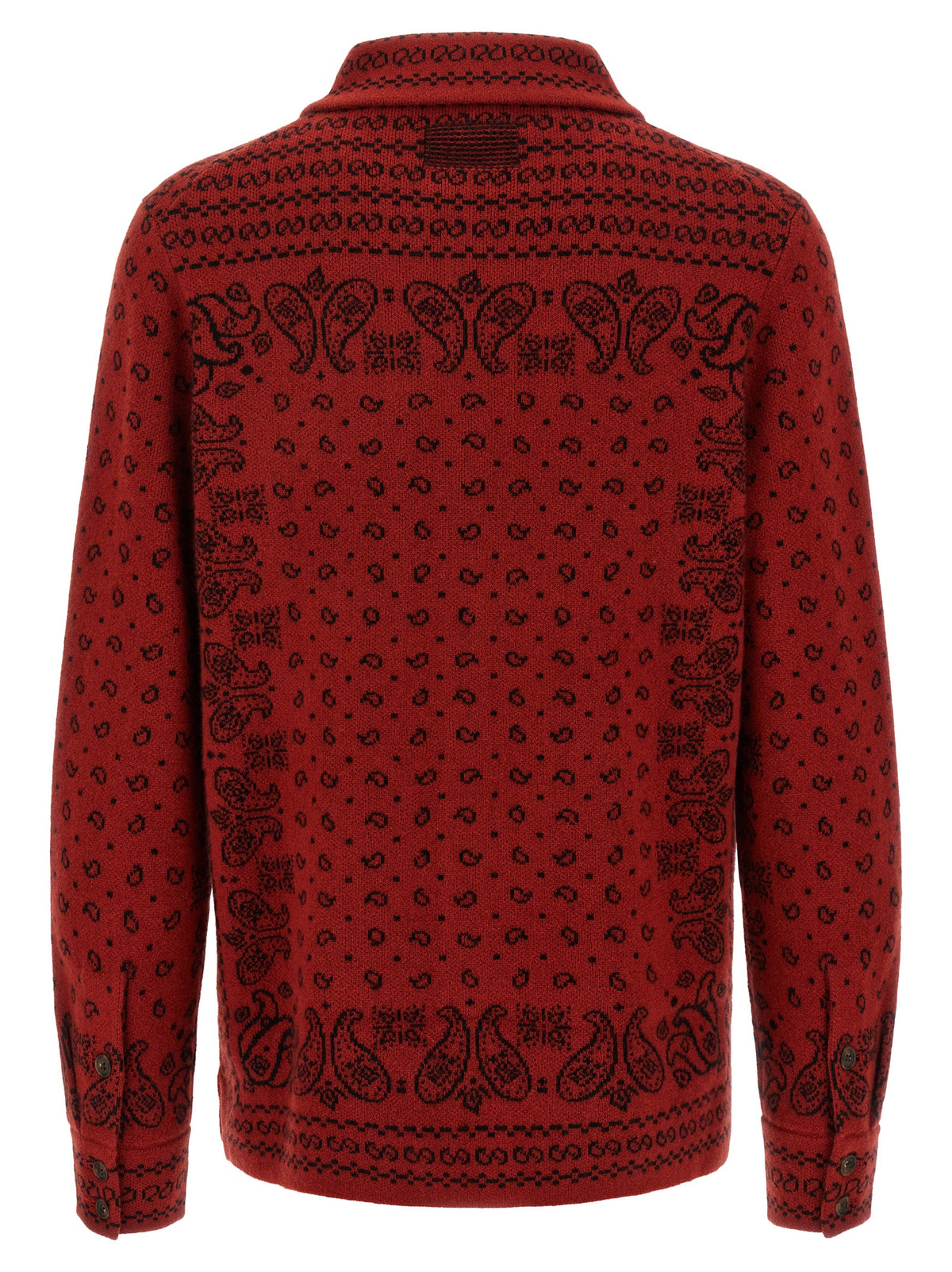 Guest in Residence Red Cashmere Blouse