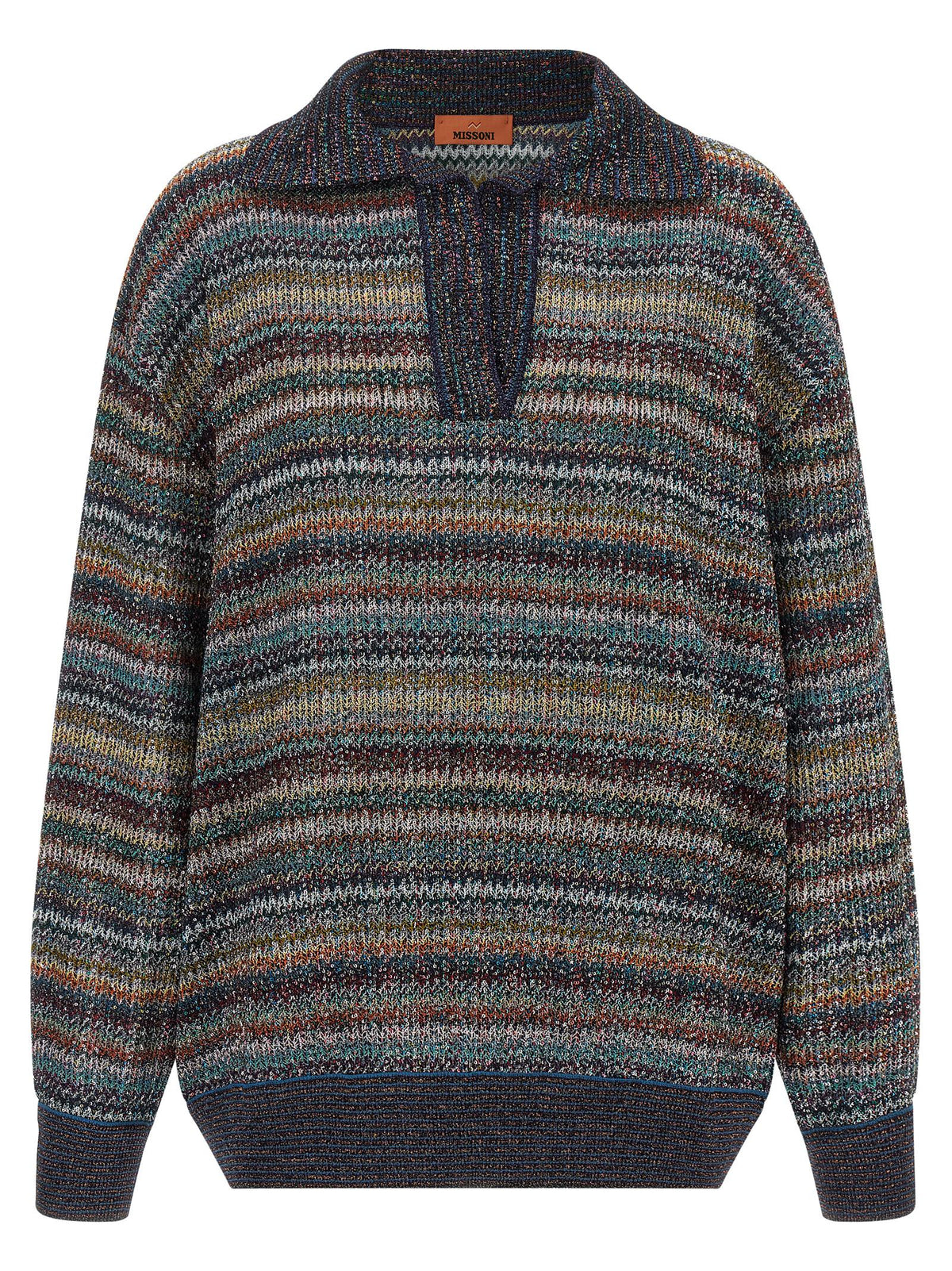 Missoni Multicolor Viscose Polo Shirt