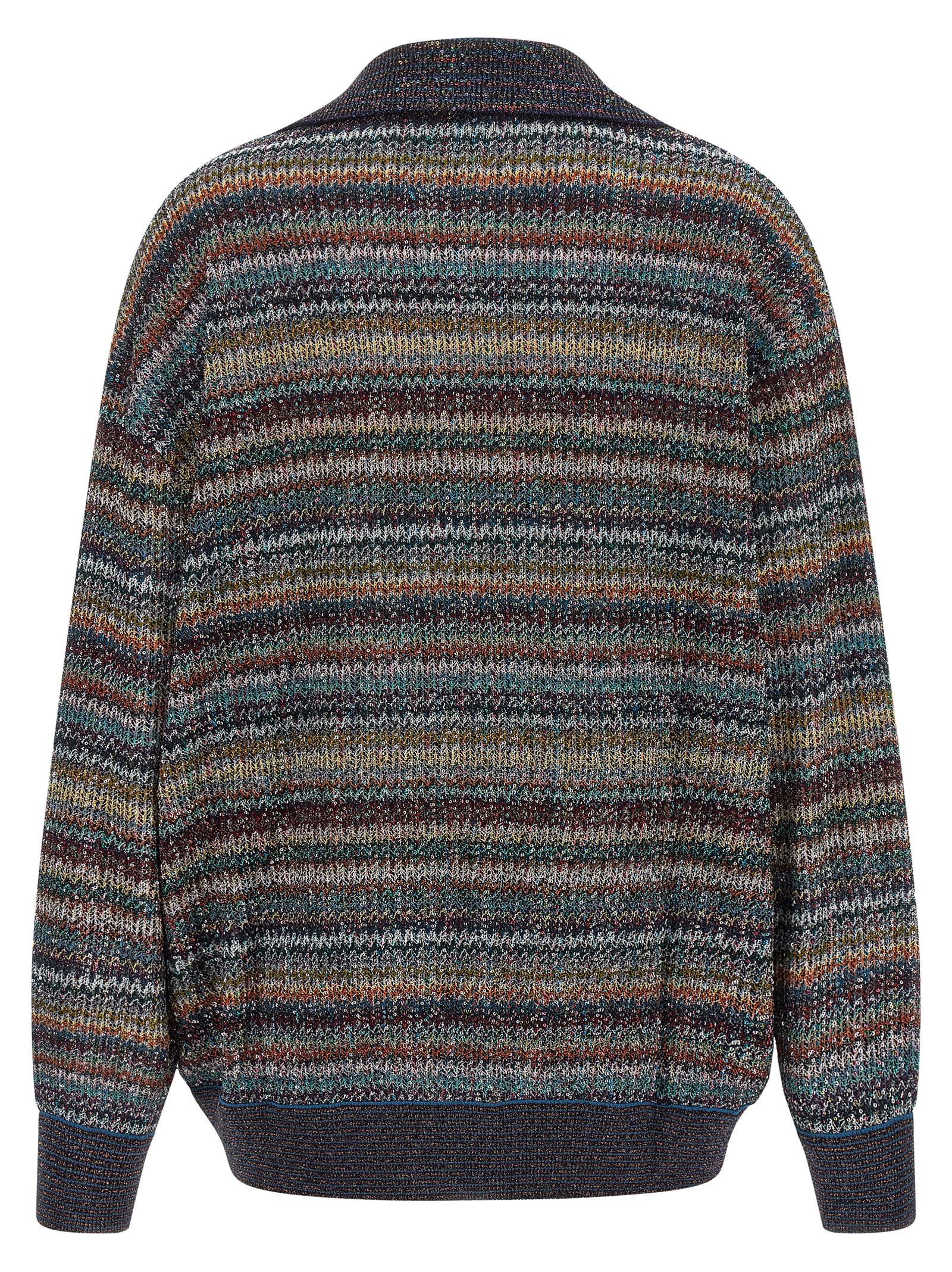 Missoni Multicolor Viscose Polo Shirt