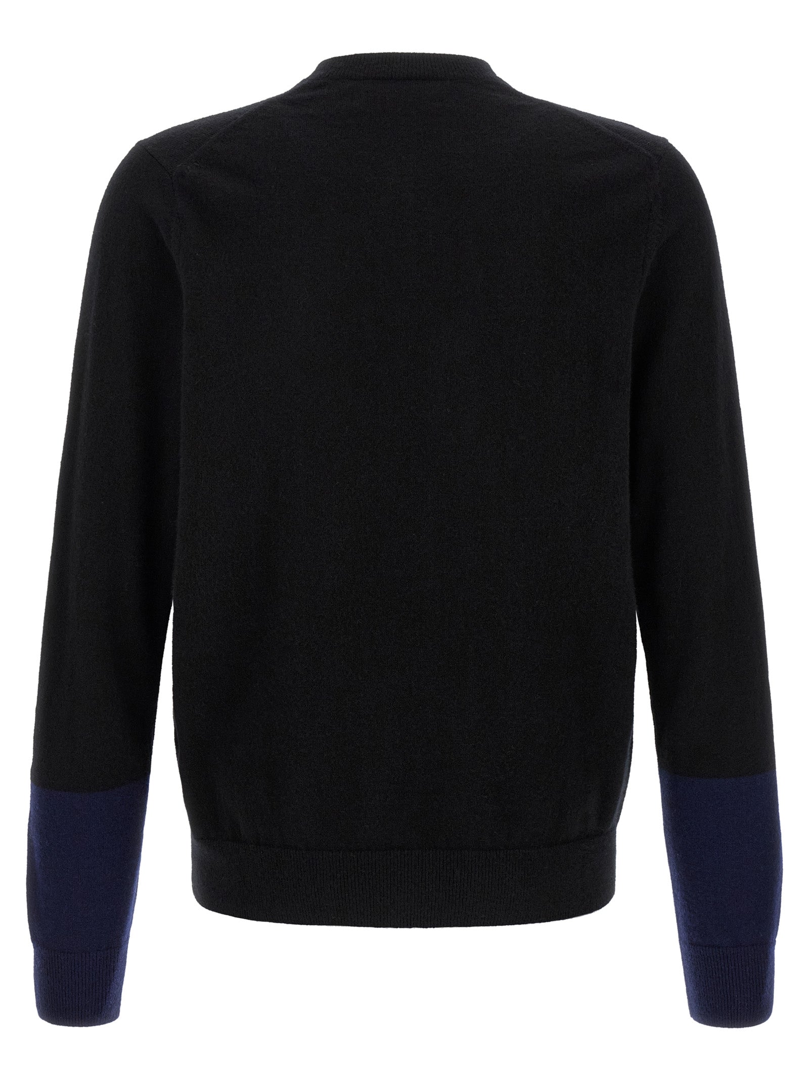 Comme Des Garçons Black Wool Cardigan