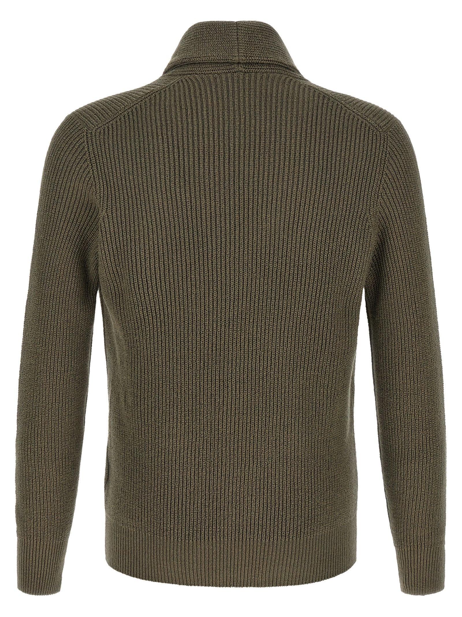 Brunello Cucinelli Bicolor Cotton Cardigan