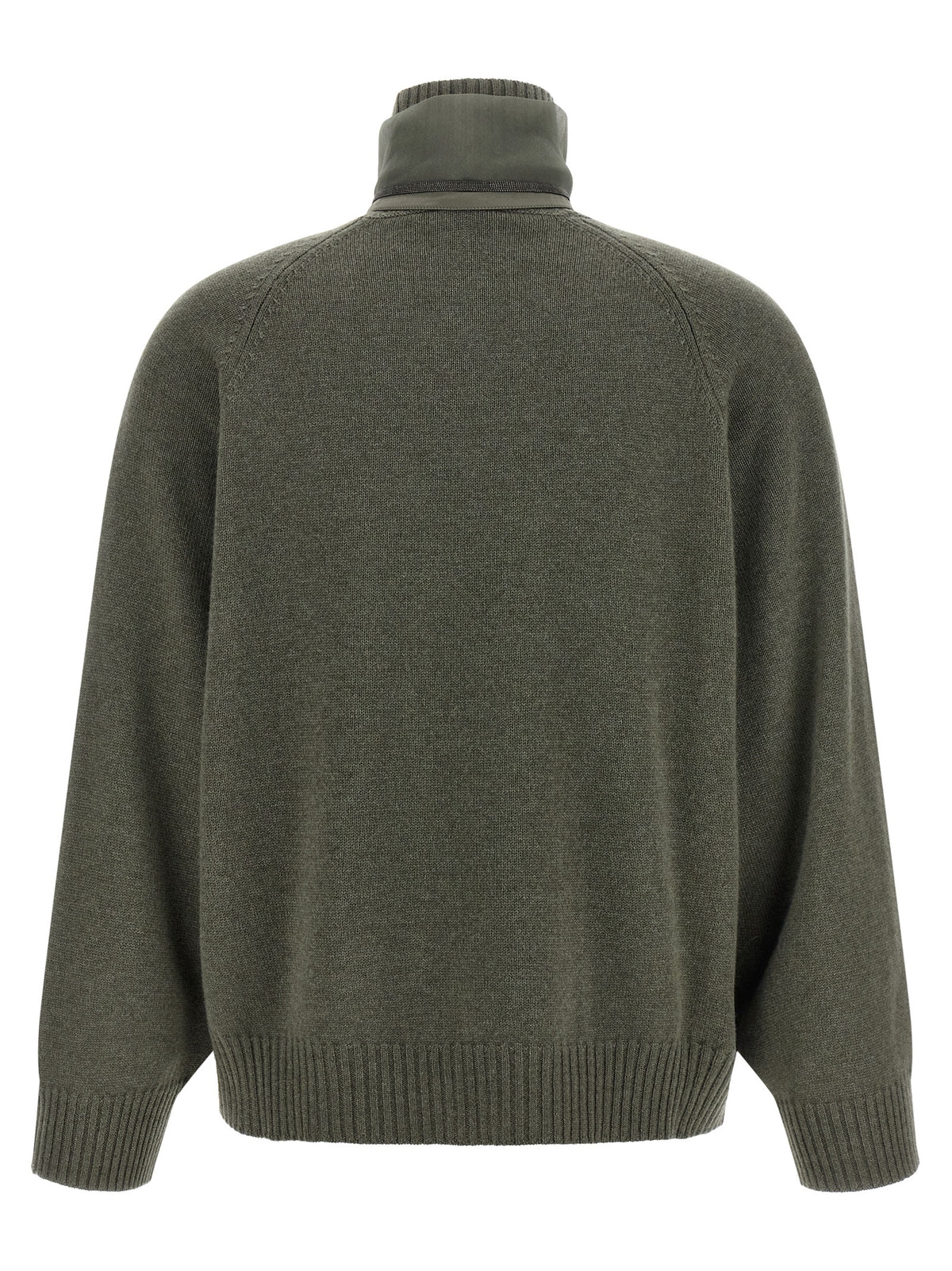 Brunello Cucinelli Bicolor Cashmere Cardigan