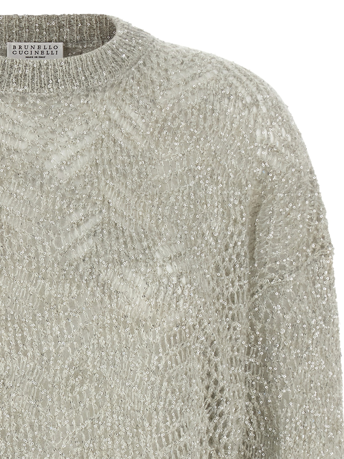 Brunello Cucinelli Gray Polyamide Cardigan