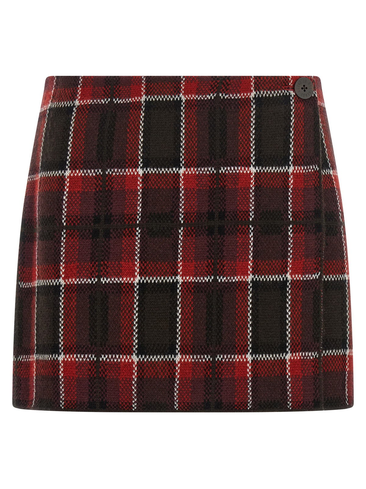 Guest in Residence Red Wool Long Skirt