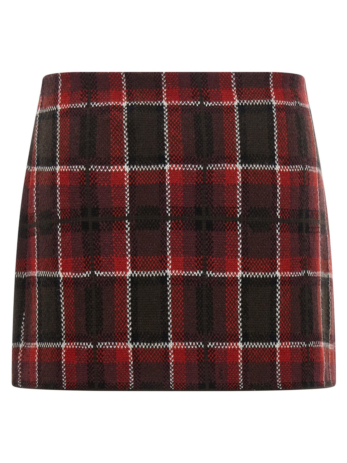 Guest in Residence Red Wool Long Skirt