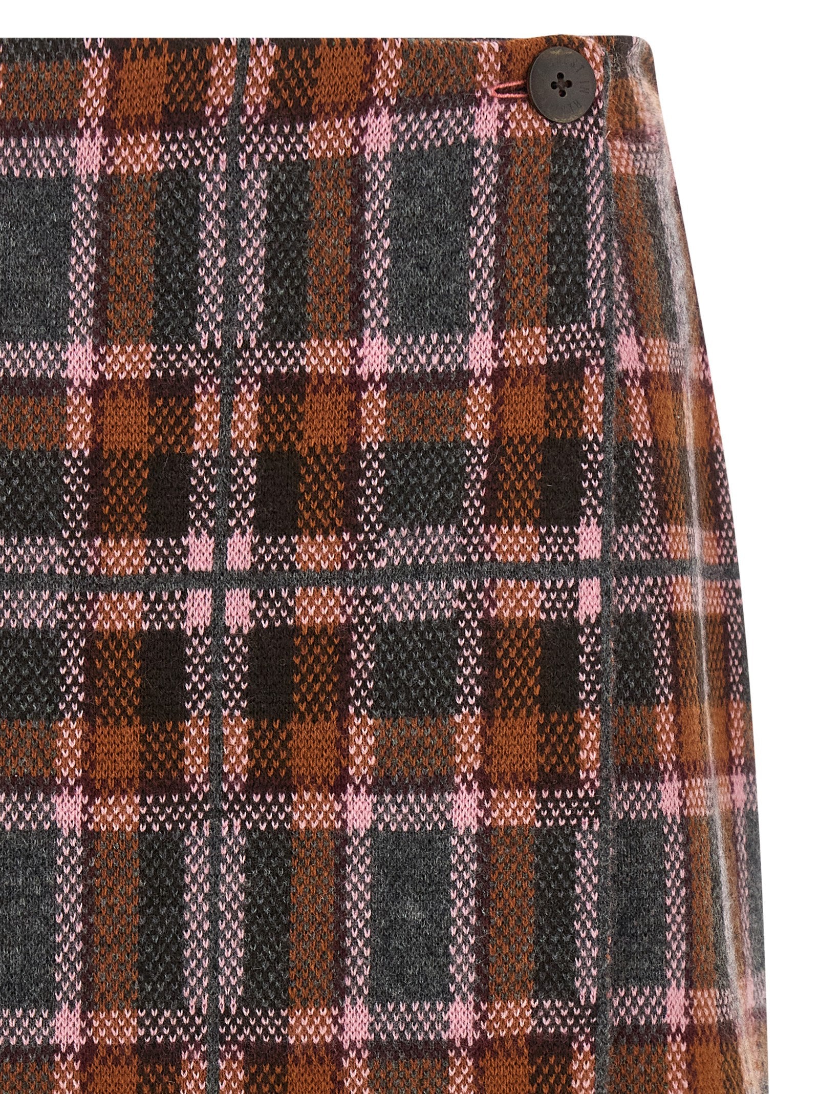 Guest in Residence Brown Wool Long Skirt
