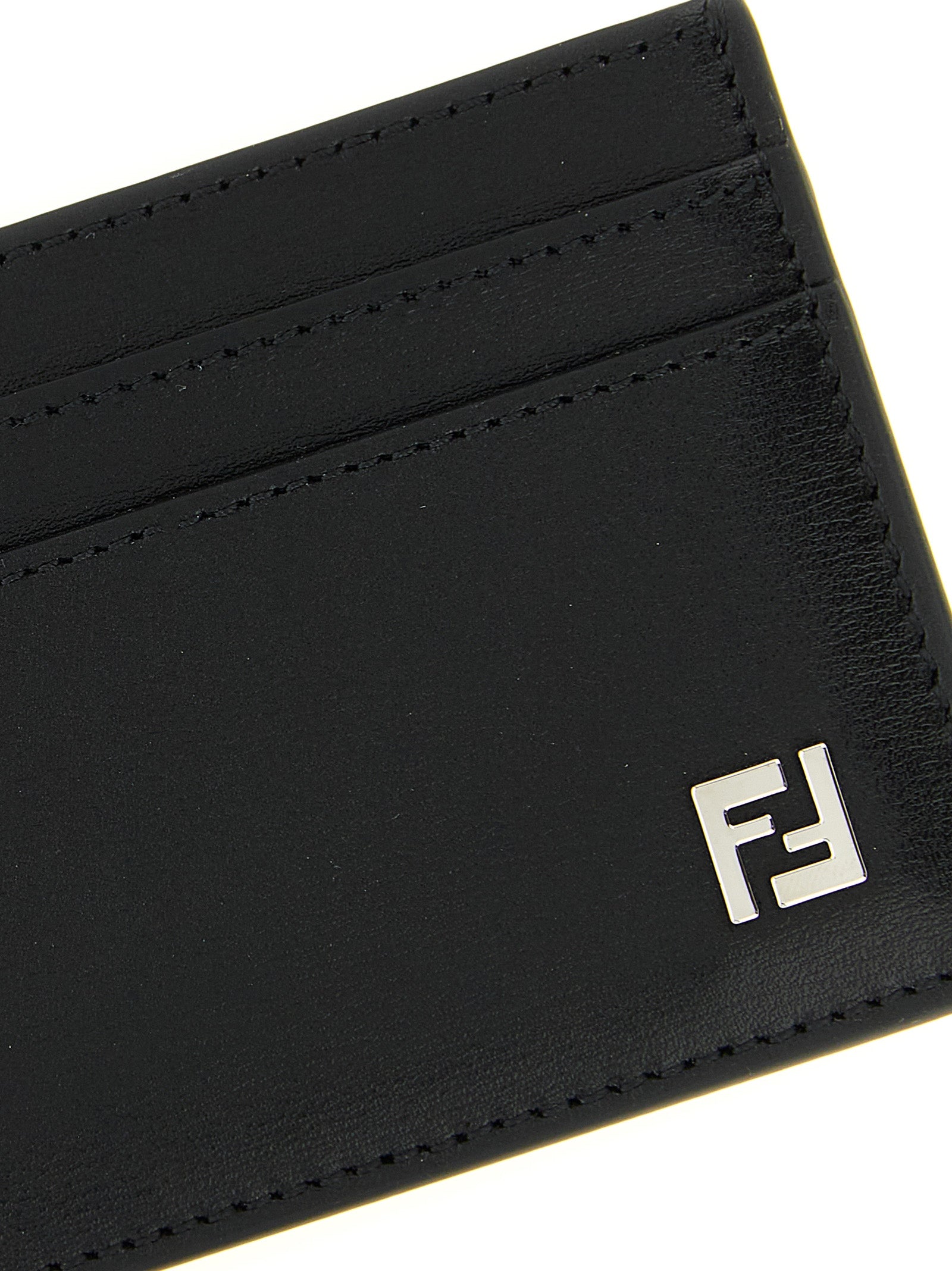 Fendi Black Calfskin Cardholder
