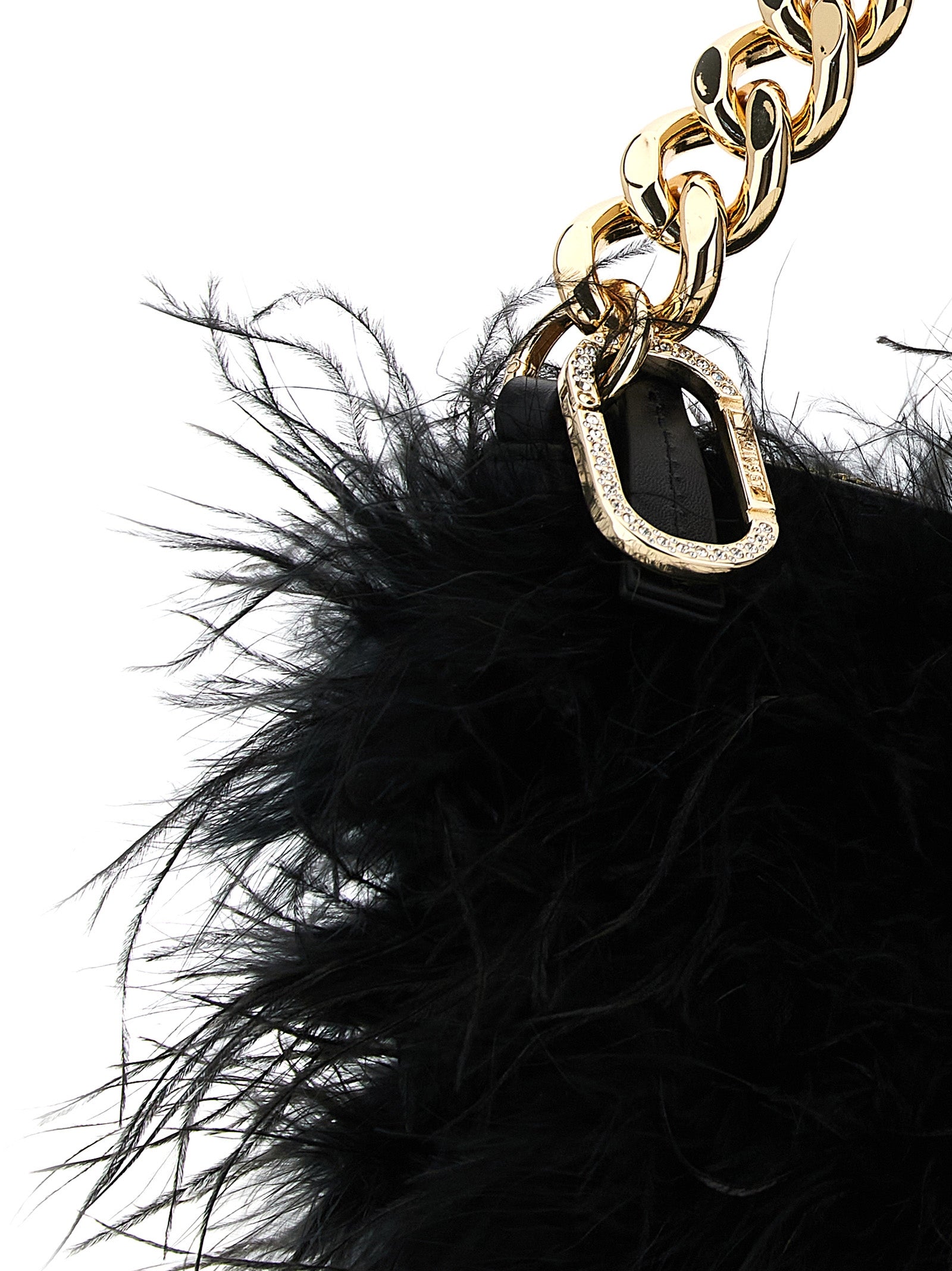 Twinset Black Polyester Clutch Bag