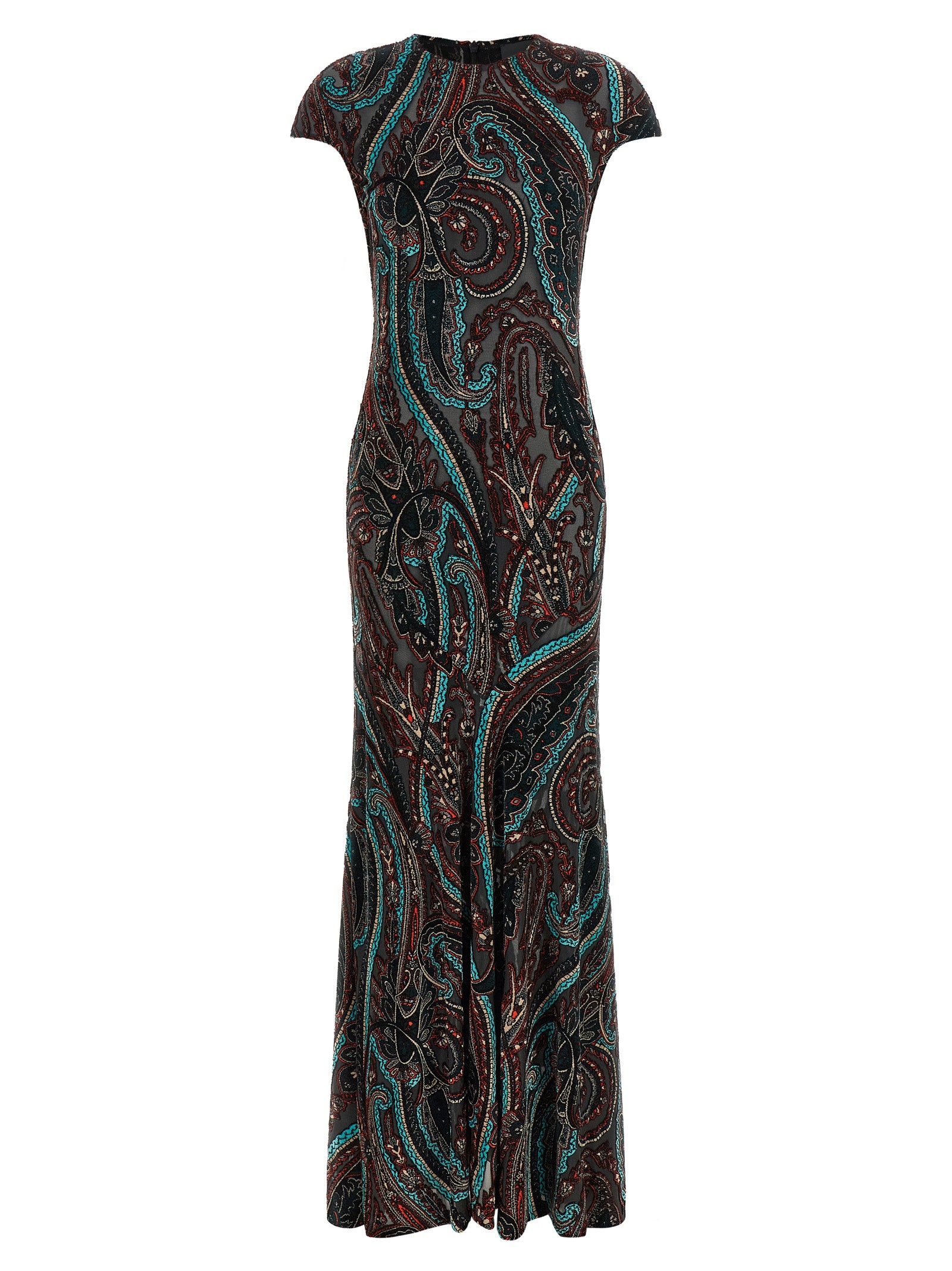 Etro Multicolor Viscose Long Dress