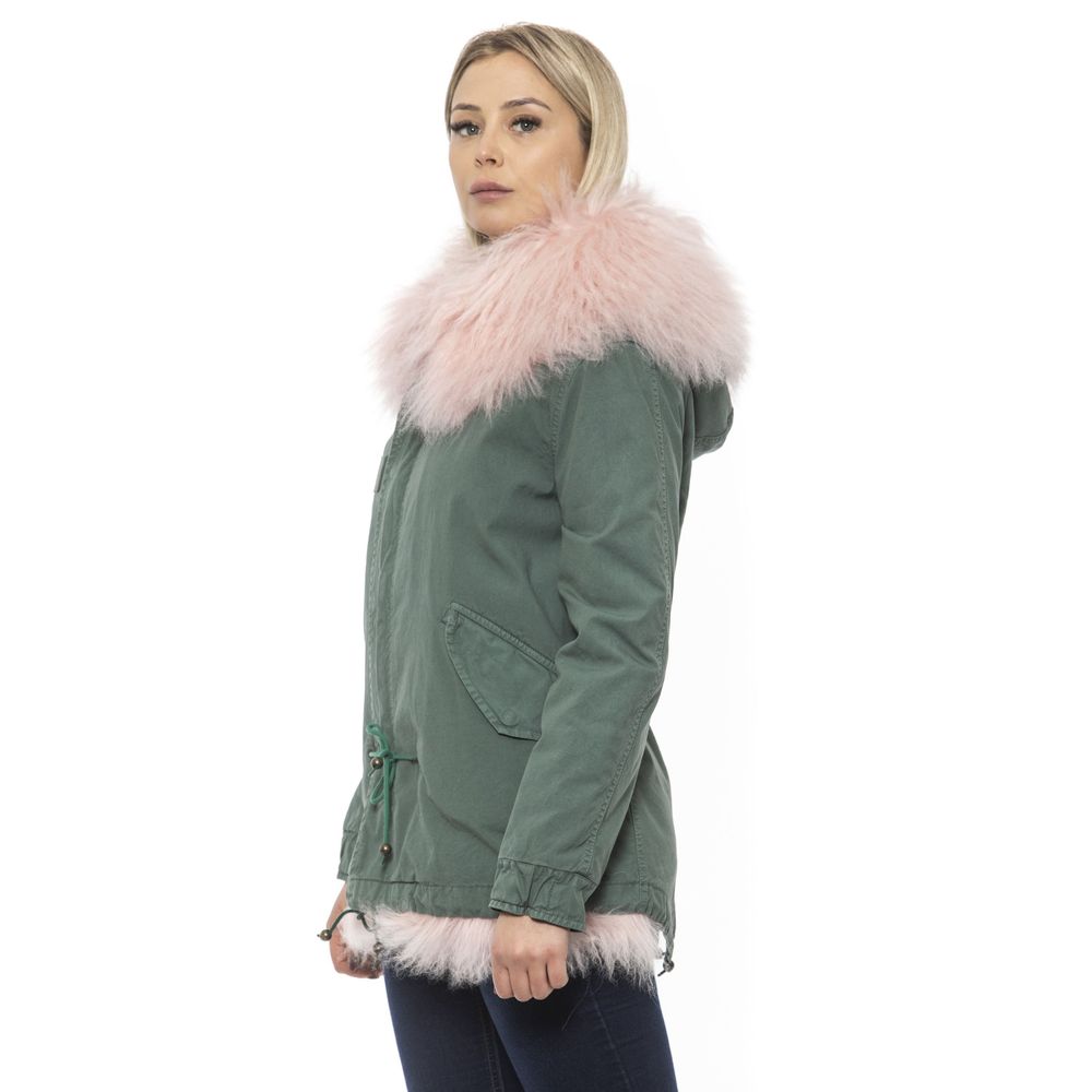 Mr&Mrs Italy Green Cotton Women Jacket