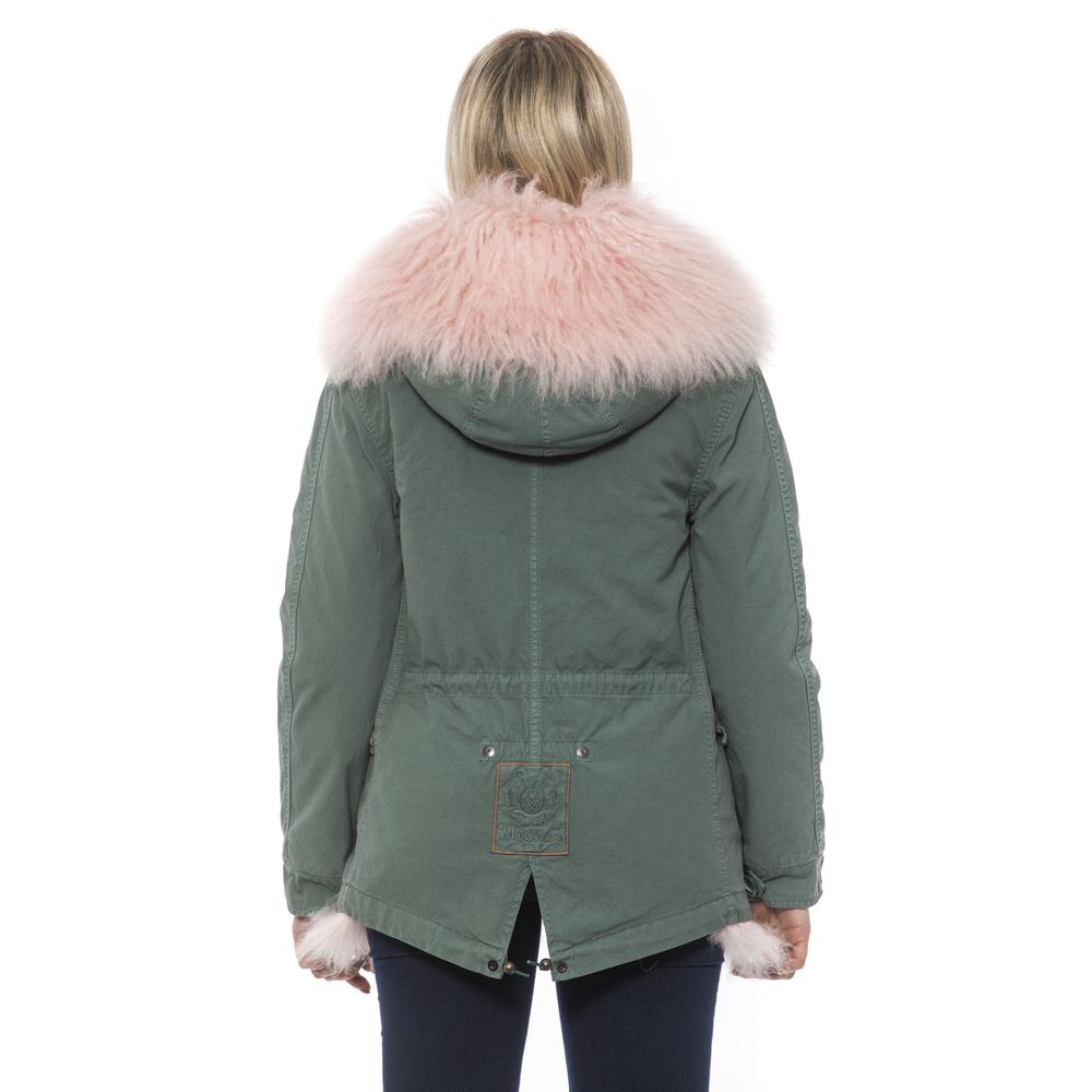 Mr&Mrs Italy Green Cotton Women Jacket