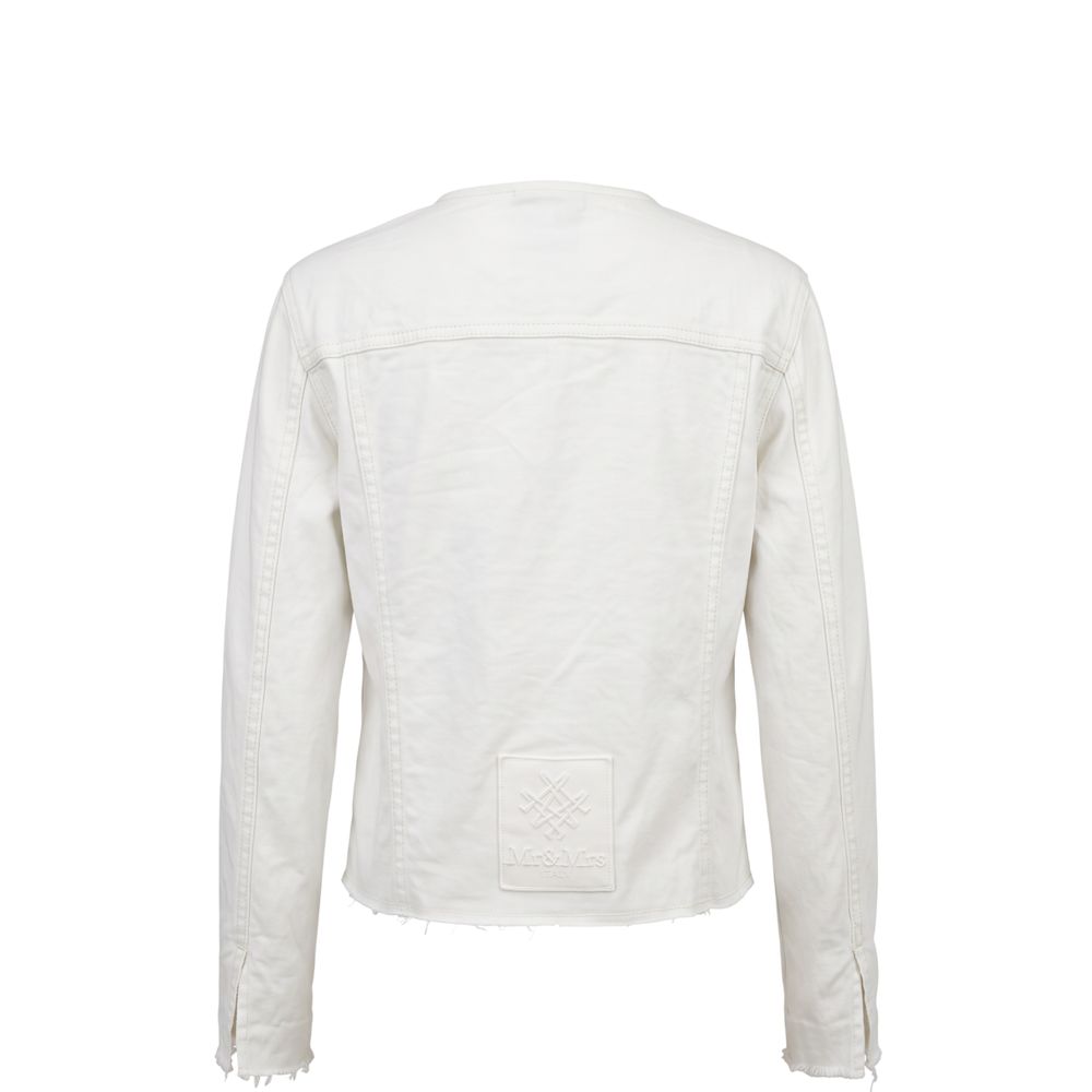 Mr&Mrs Italy White Cotton Women Jacket