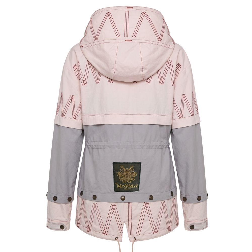 Mr&Mrs Italy Pink Cotton Women Jacket