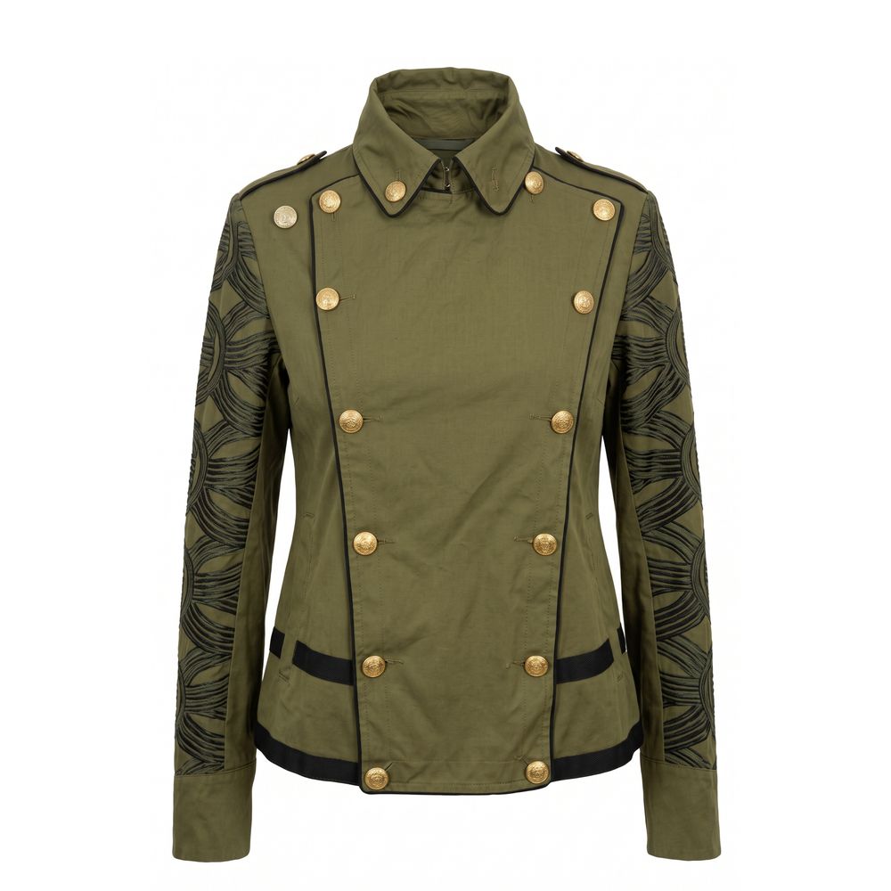 Mr&Mrs Italy Green Cotton Women's Jacket