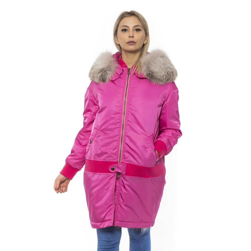 Mr&Mrs Italy Pink Cotton Women Jacket