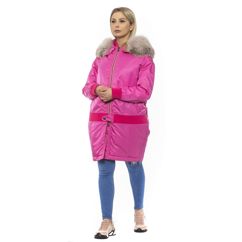 Mr&Mrs Italy Pink Cotton Women Jacket