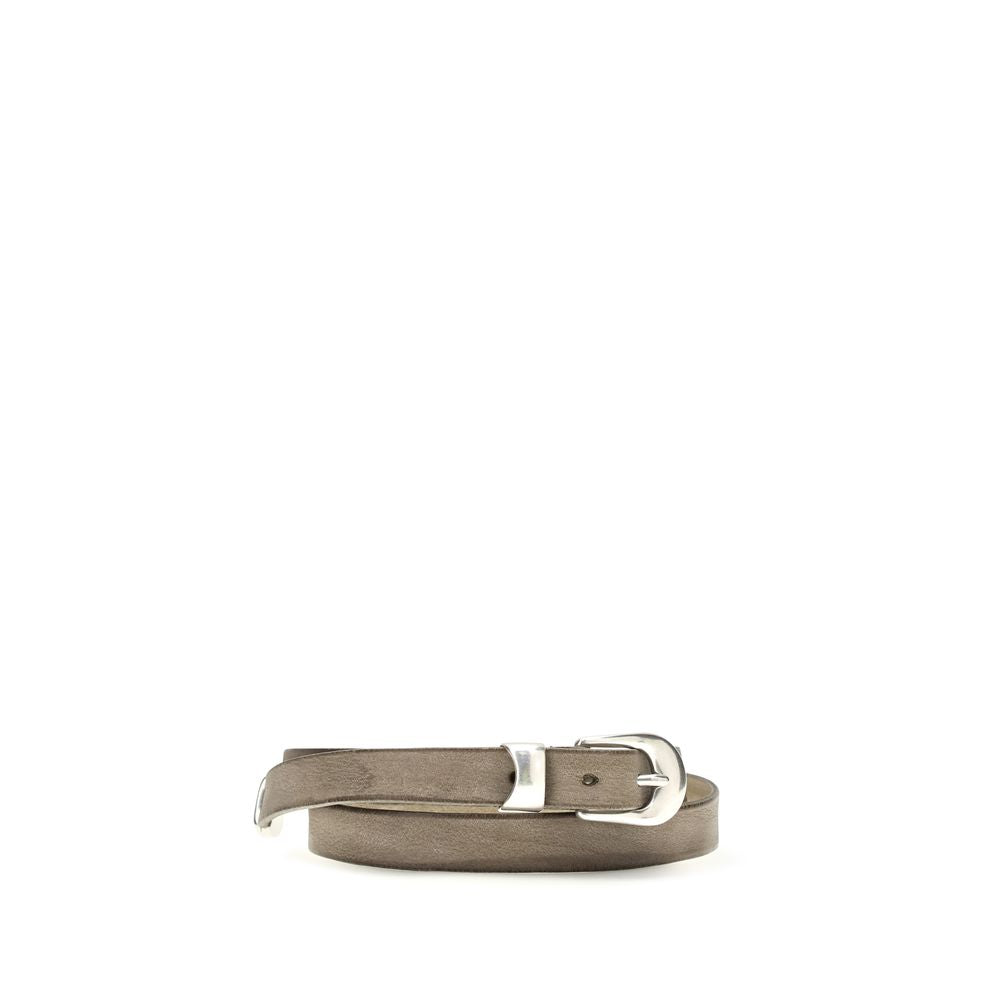 Our Legacy Brown Calf Leather Bos Taurus Thin Belt