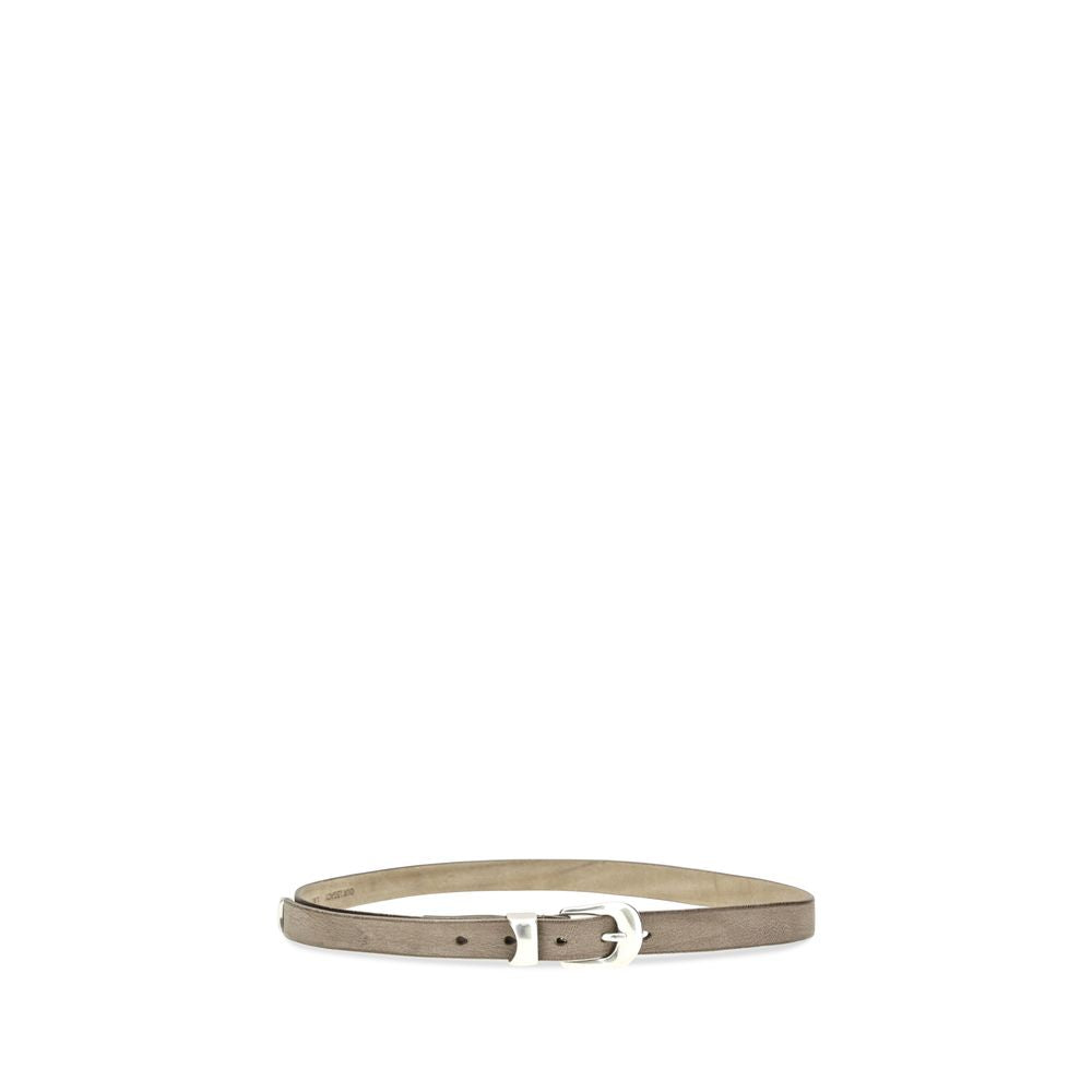 Our Legacy Brown Calf Leather Bos Taurus Thin Belt
